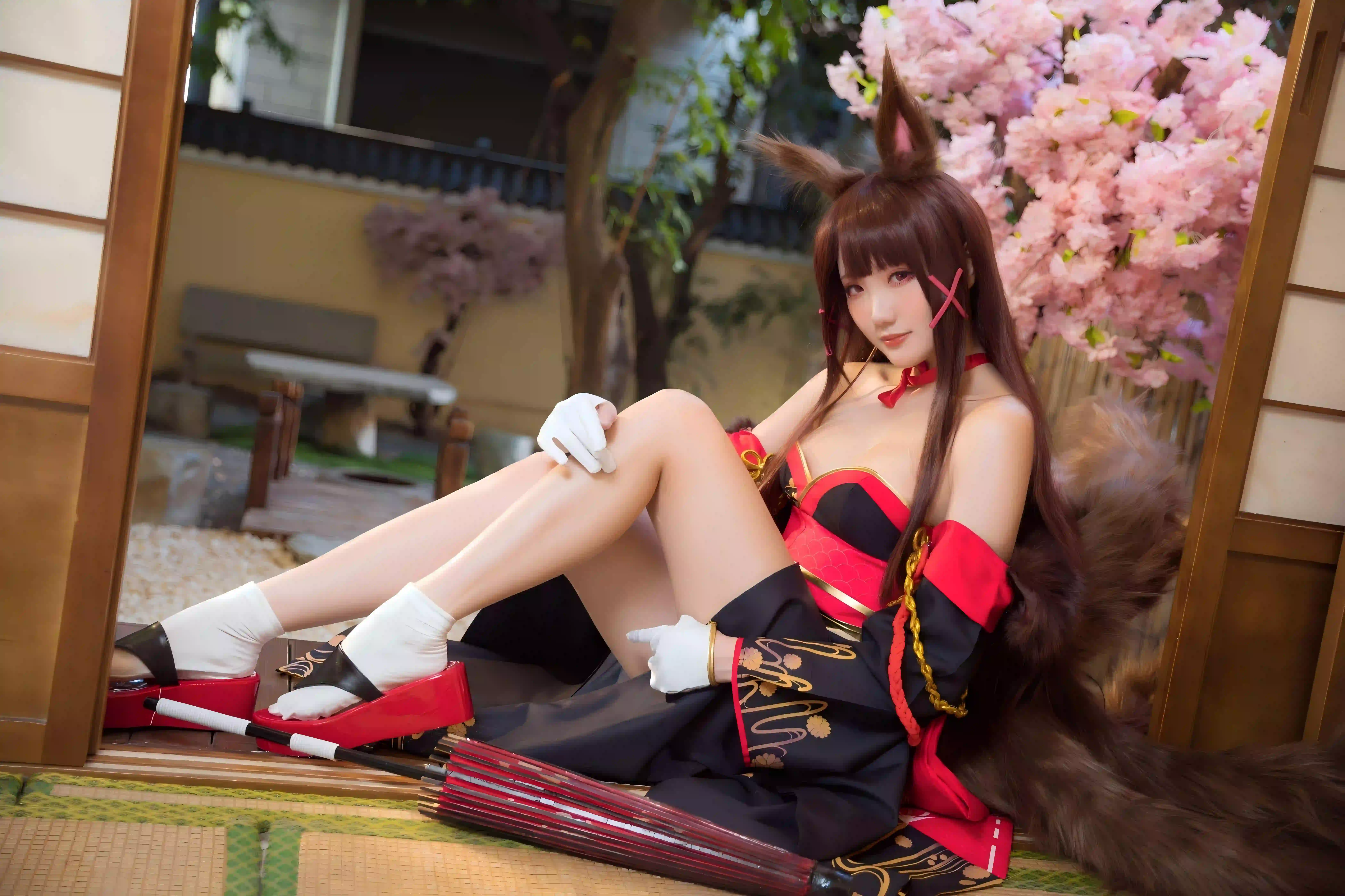 日式风格 和风 抹胸 性感美女 长腿美女