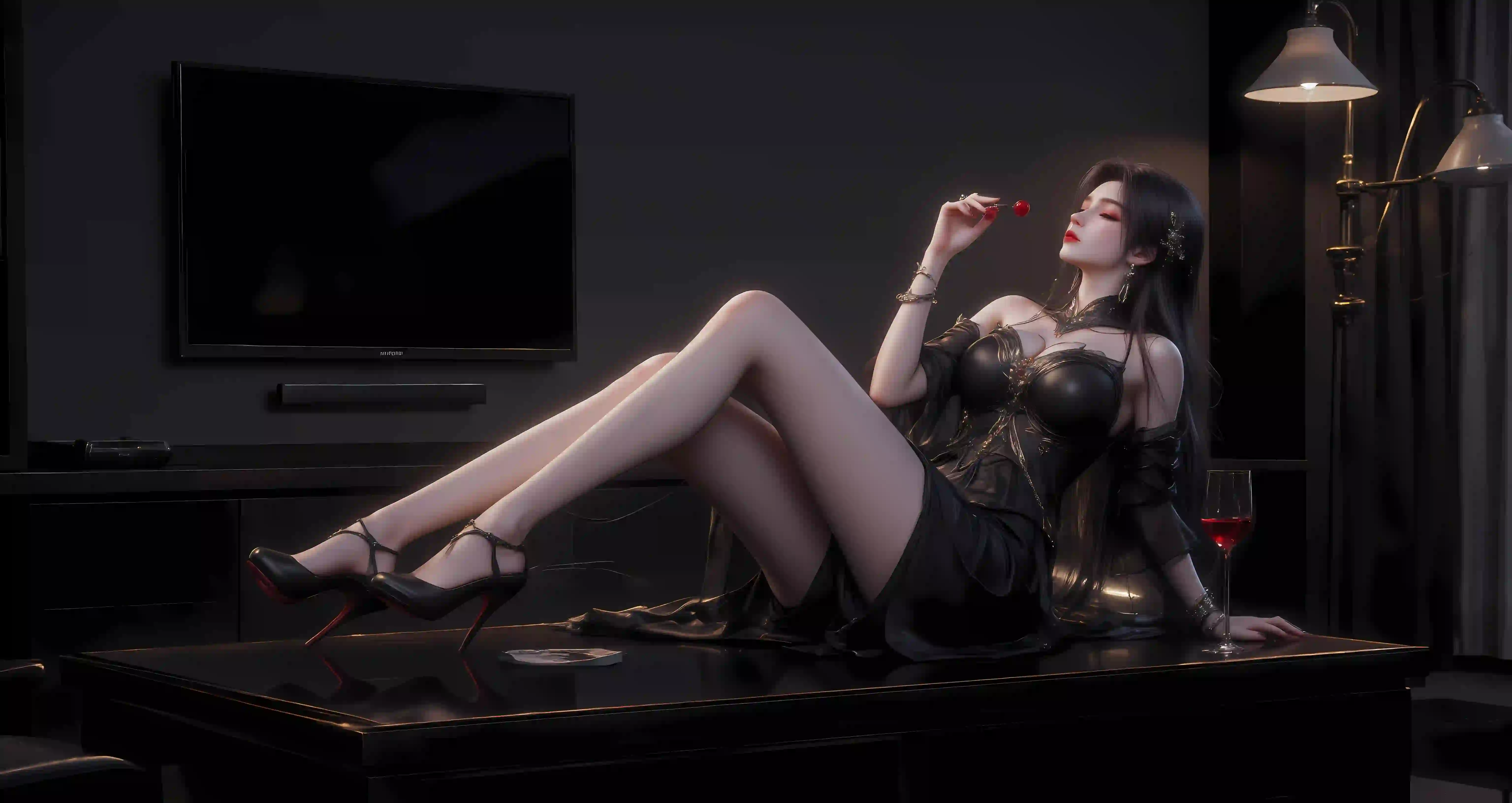 ai 长腿性感美女 御姐 美腿 大长腿