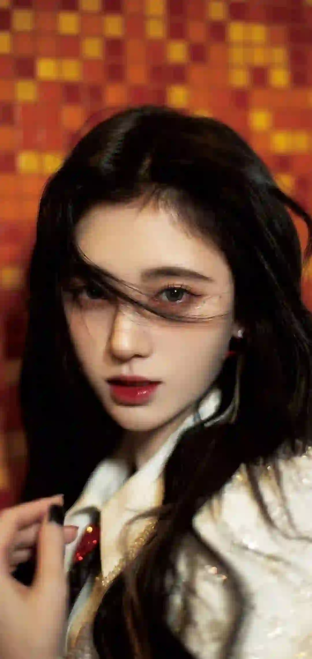 鞠婧祎 长发美女 美女明星