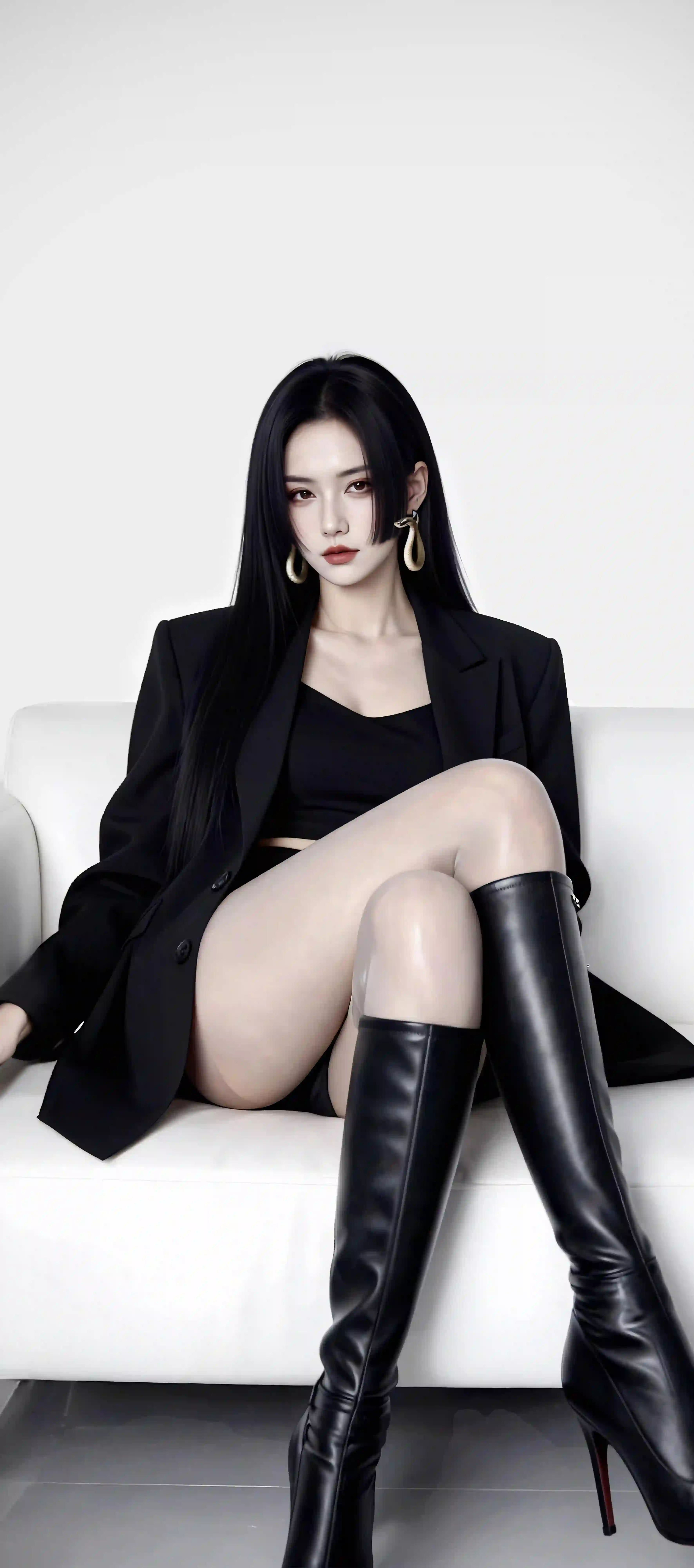 ai 女帝 长发性感美女 丝袜 性感
