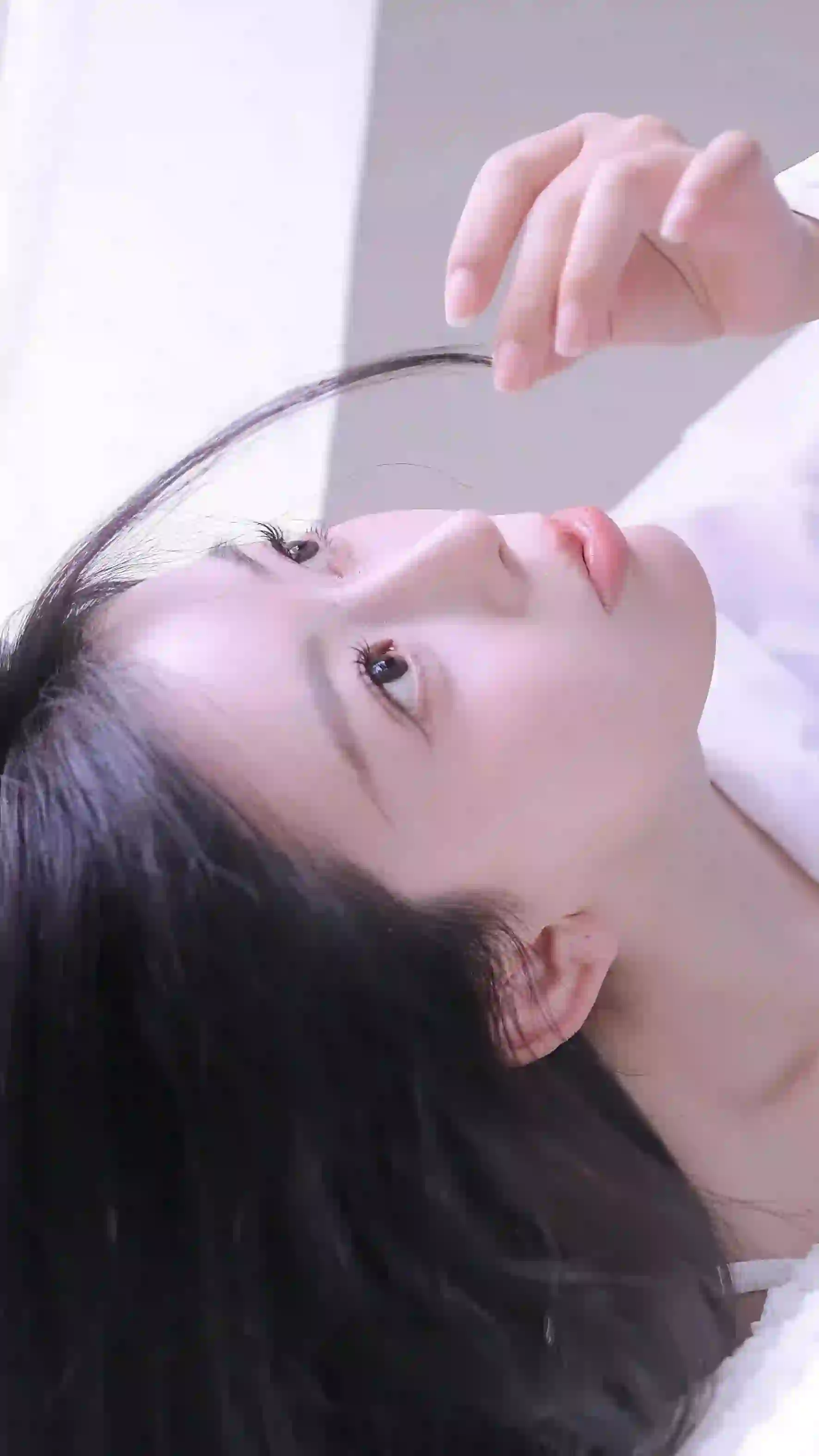 清新氛围感长发女生·唯美仰头 治愈系