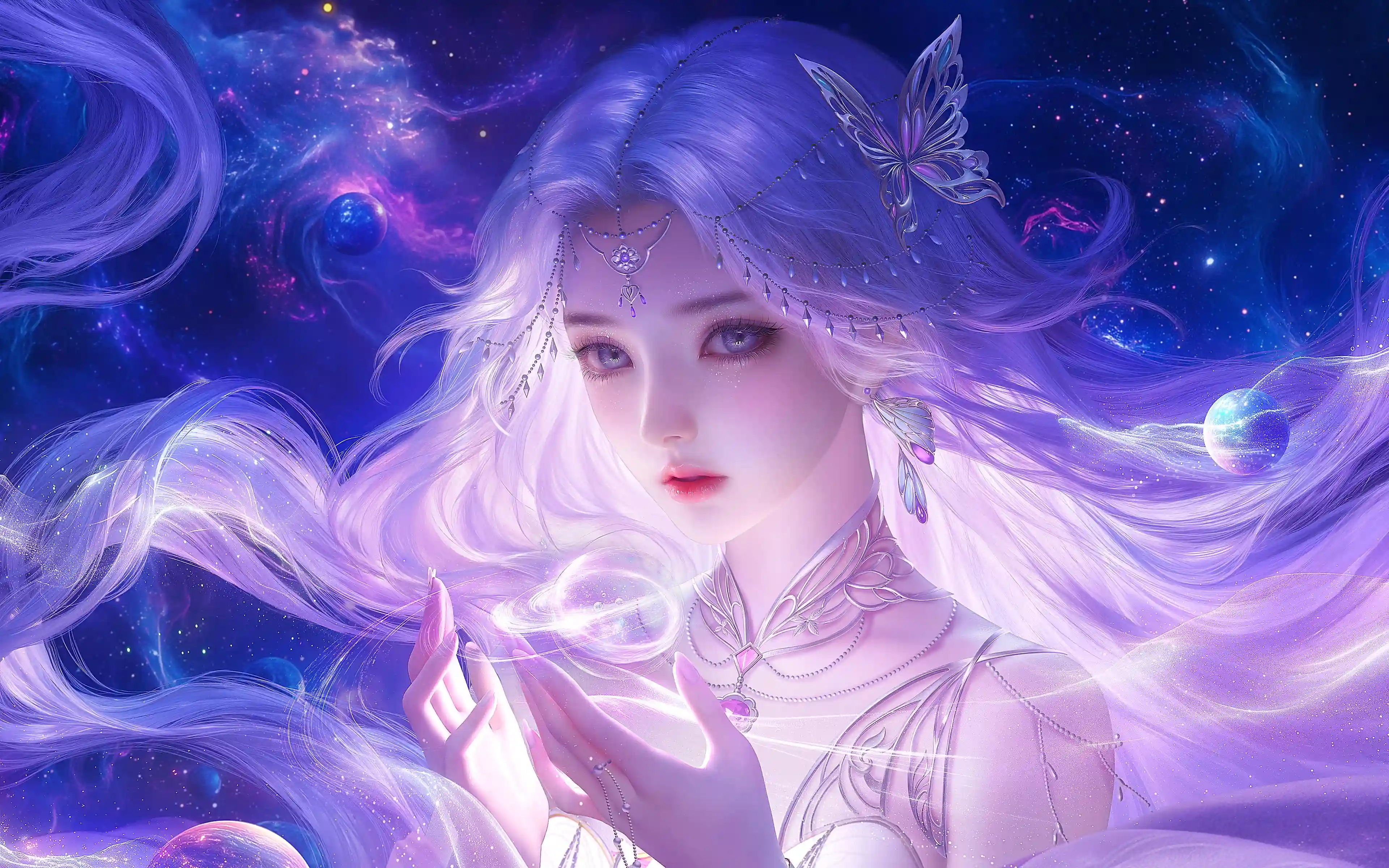 完美世界云曦唯美星球4K超高清壁纸