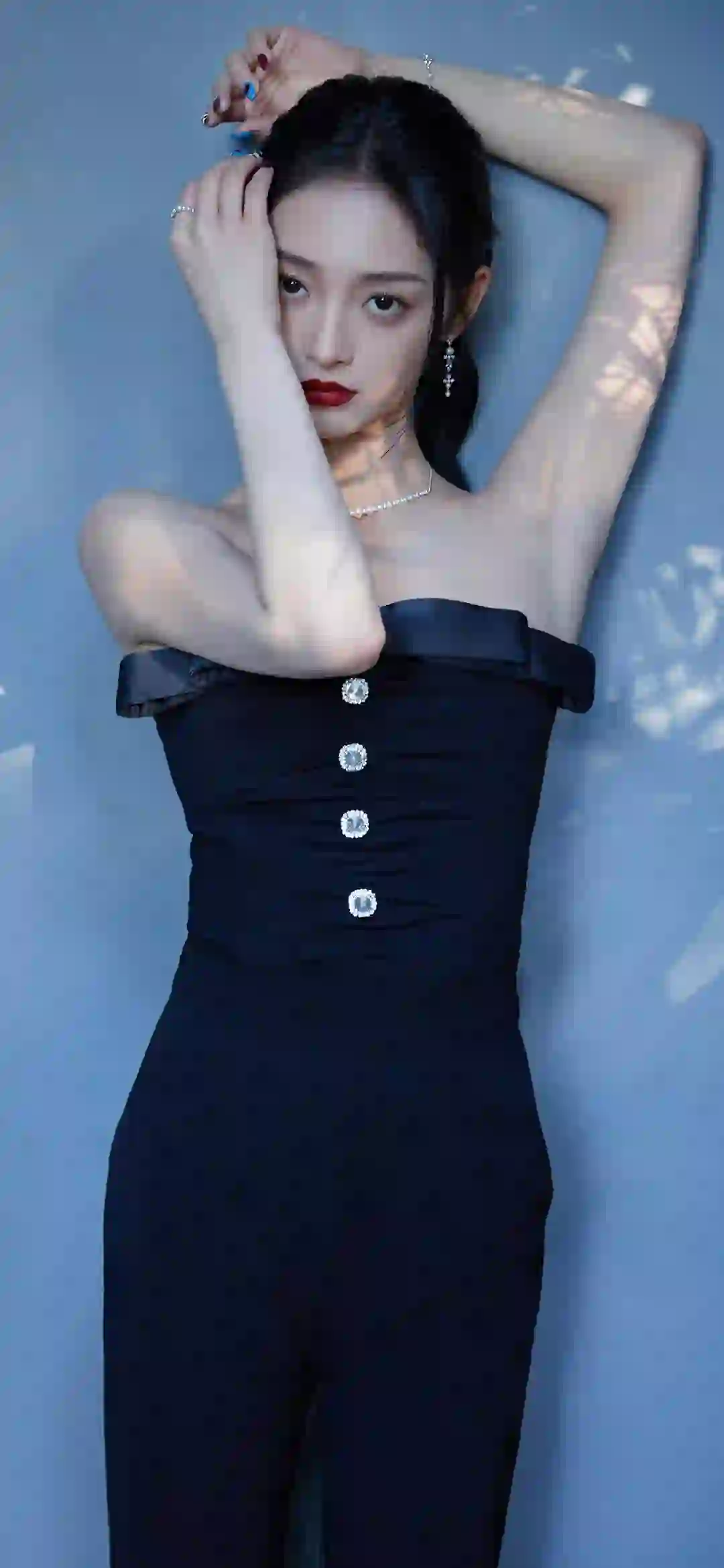 性感美女 黑色长裙美女 写真