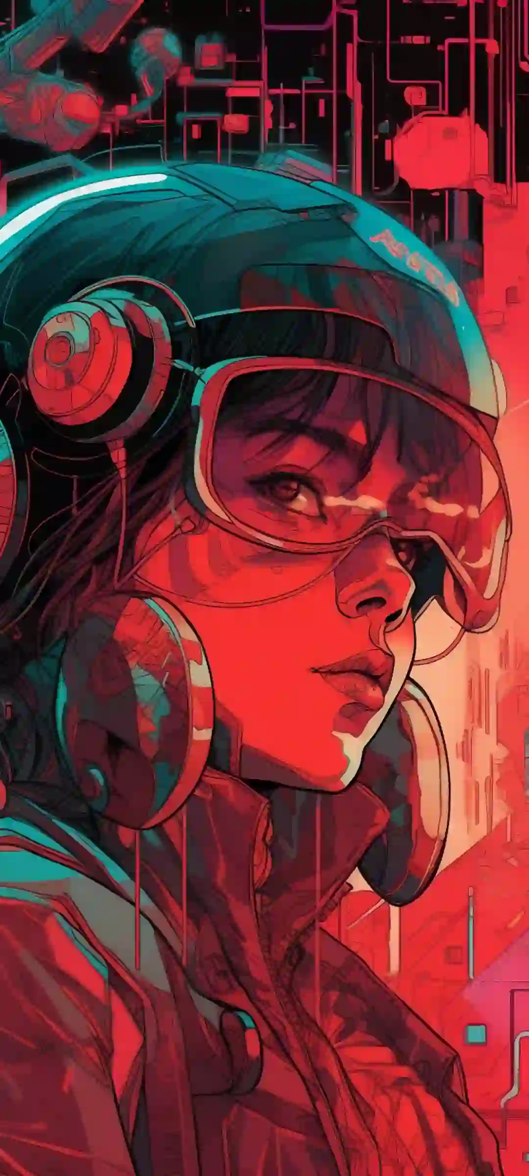 二次元女孩 动漫女孩 创意壁纸
