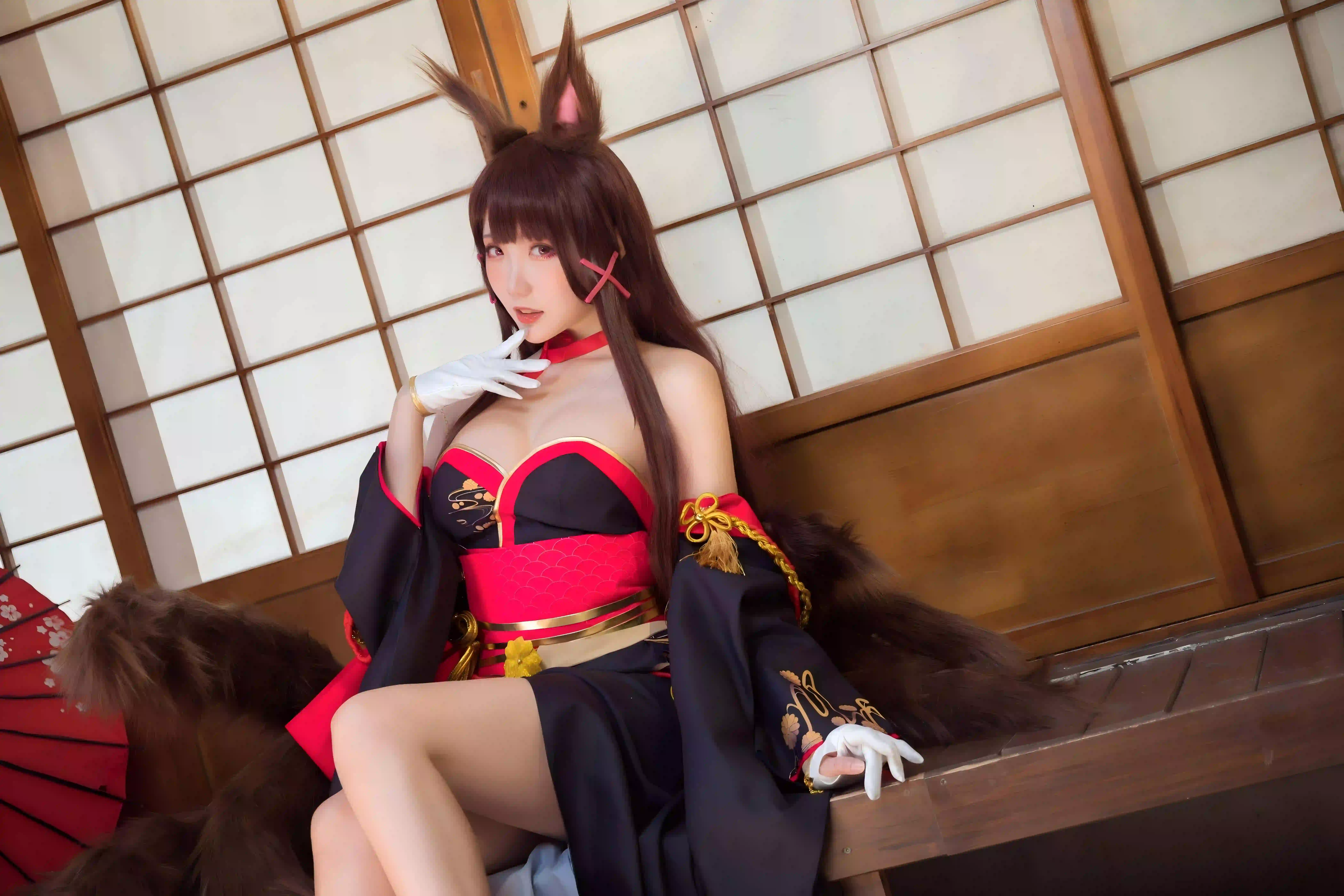 日式风格 和风 抹胸 性感美女 长腿美女