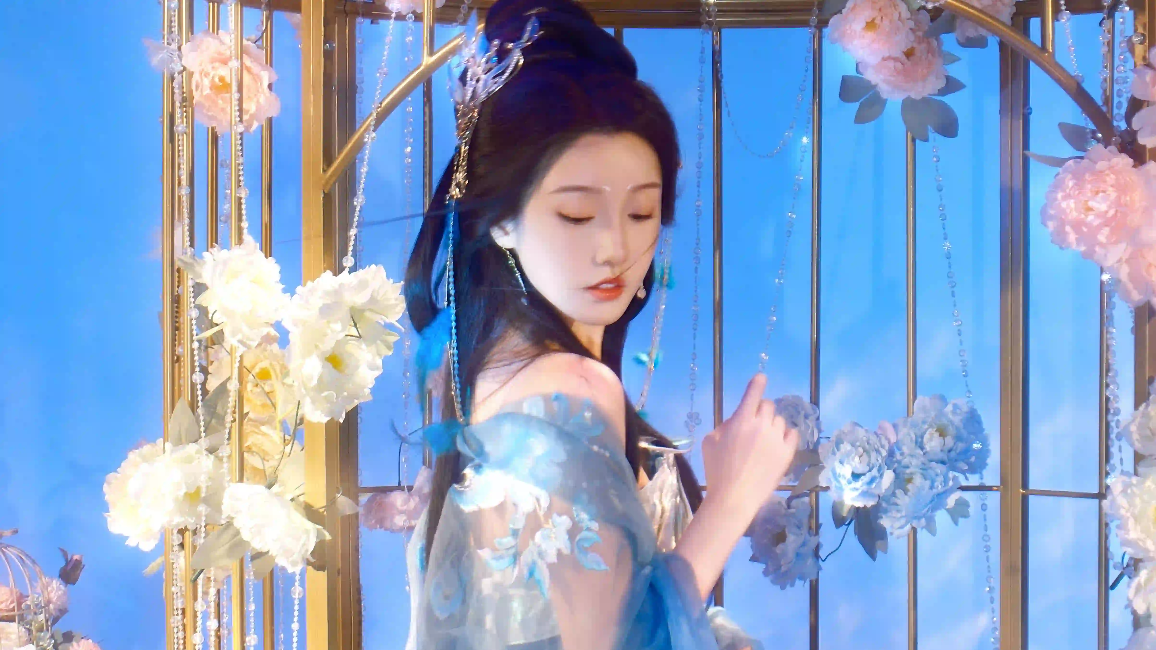 古风美女 汉服美女 长发美女 姜贞羽