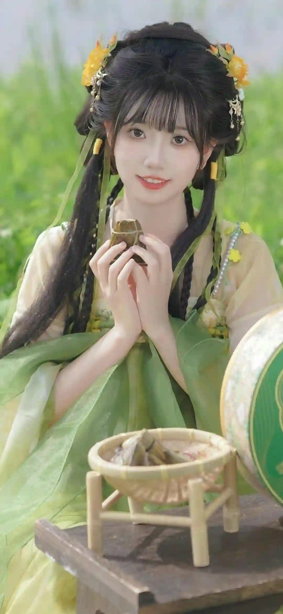 长发美女 汉服古装 可爱美女 