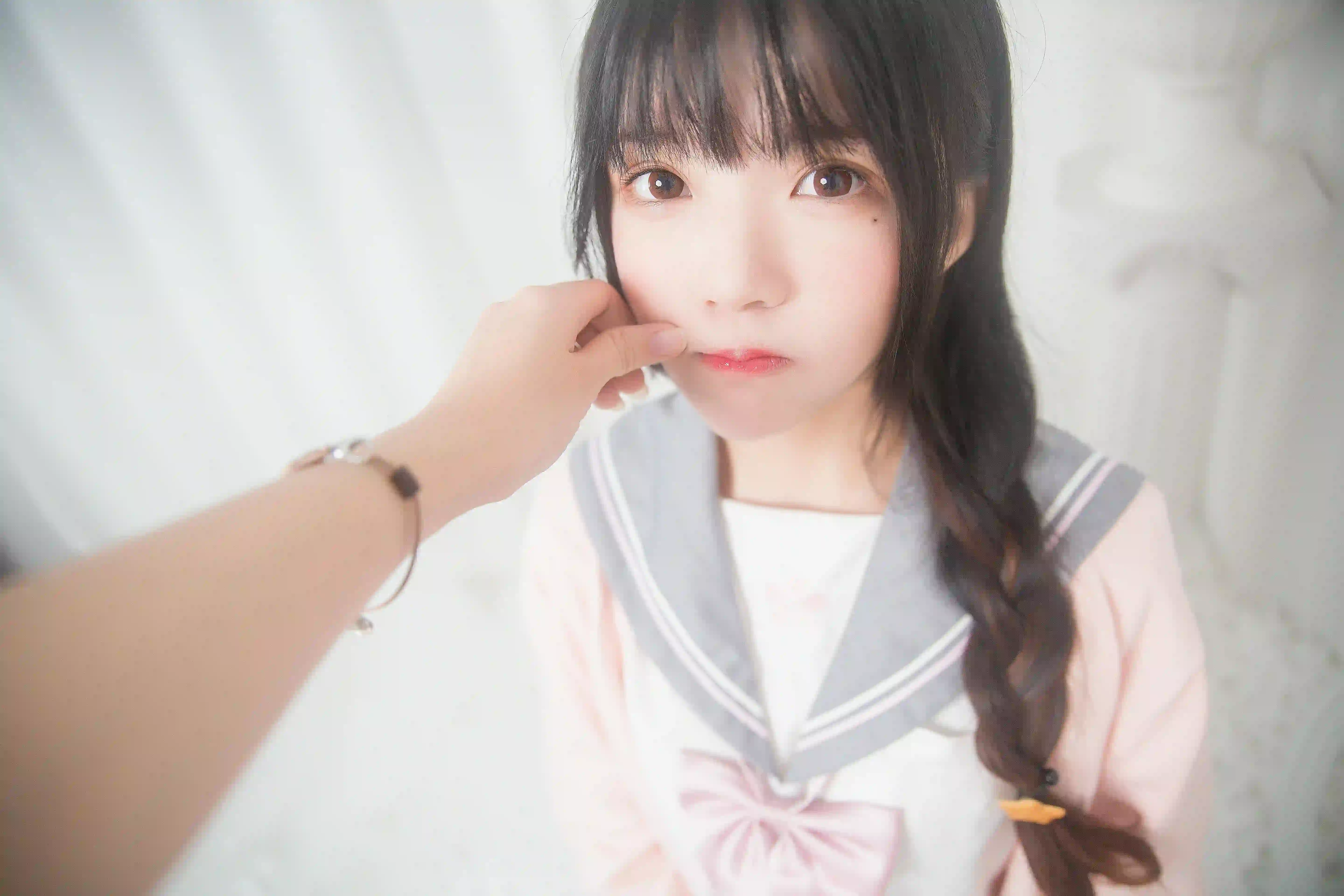 jk女孩 白丝 清纯 捏脸
