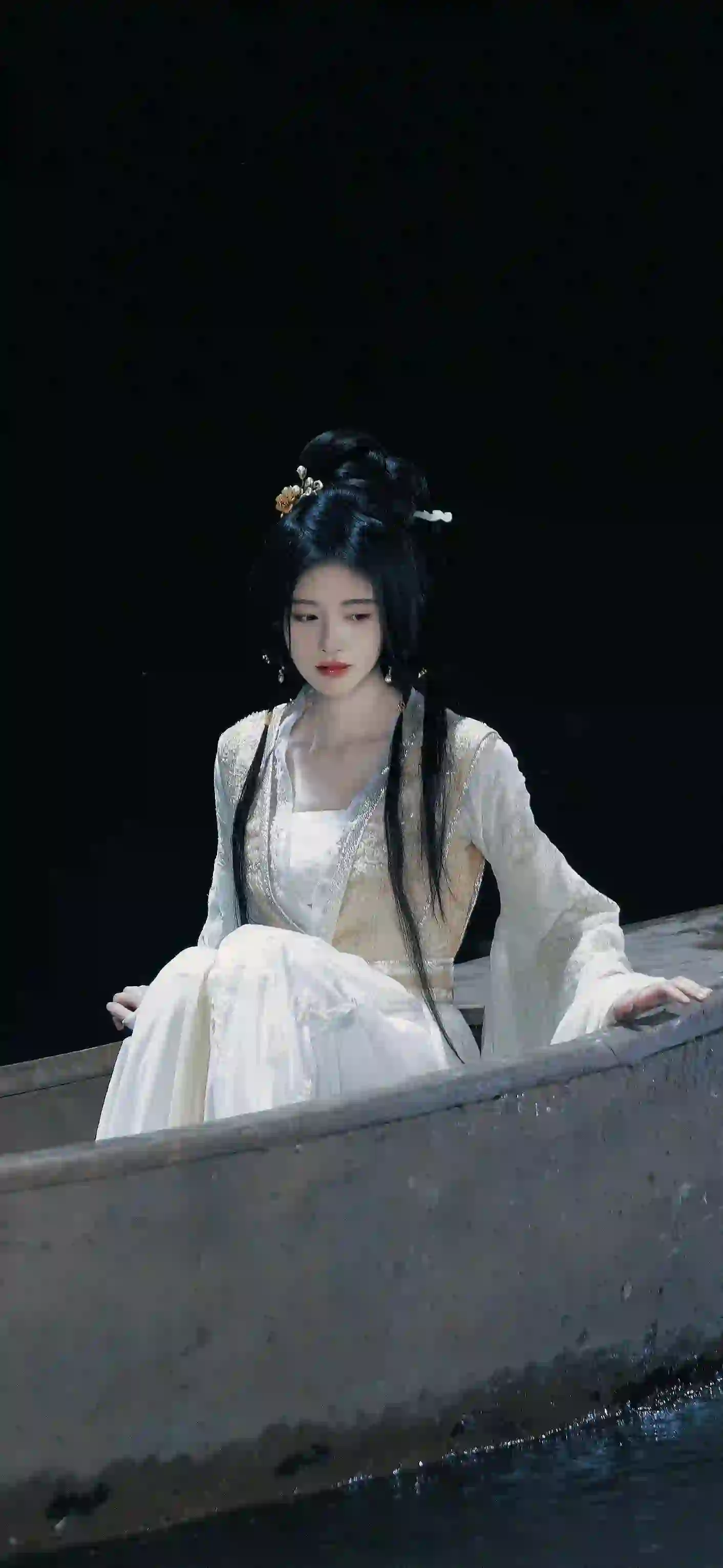 鞠婧祎 白色古装造型