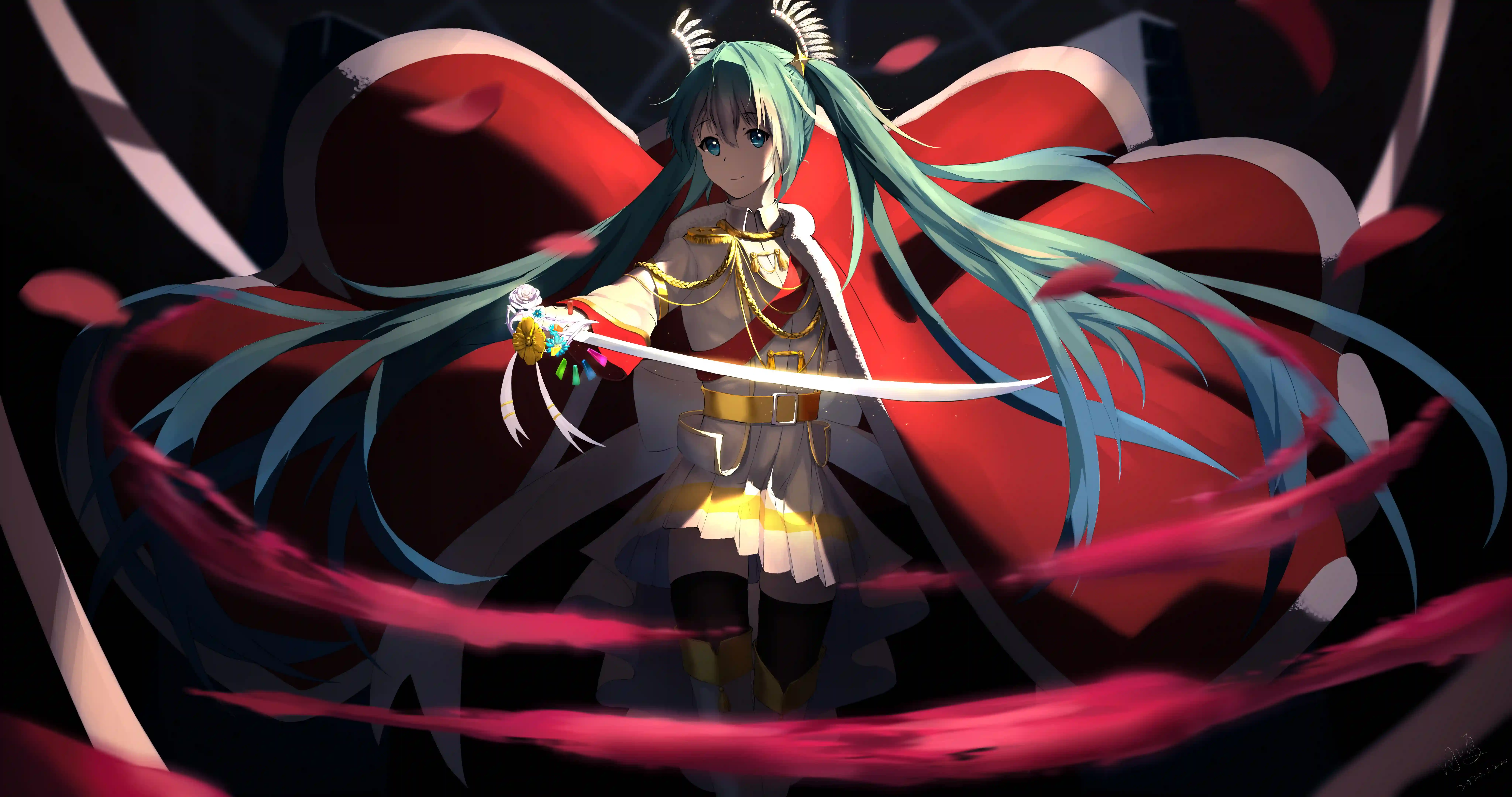 动漫二次元 女孩 长发女孩 初音未来