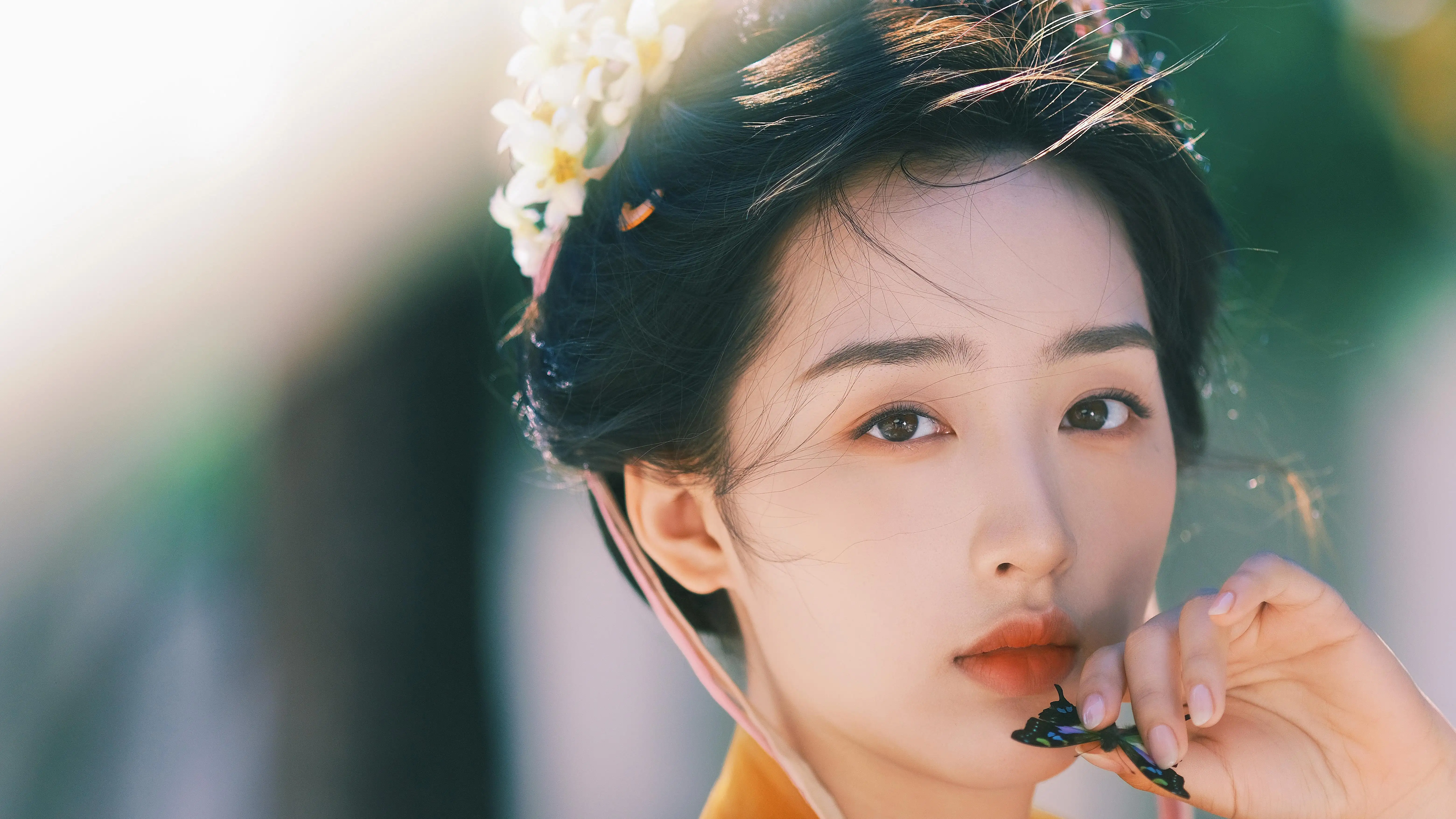 古典黑发美女