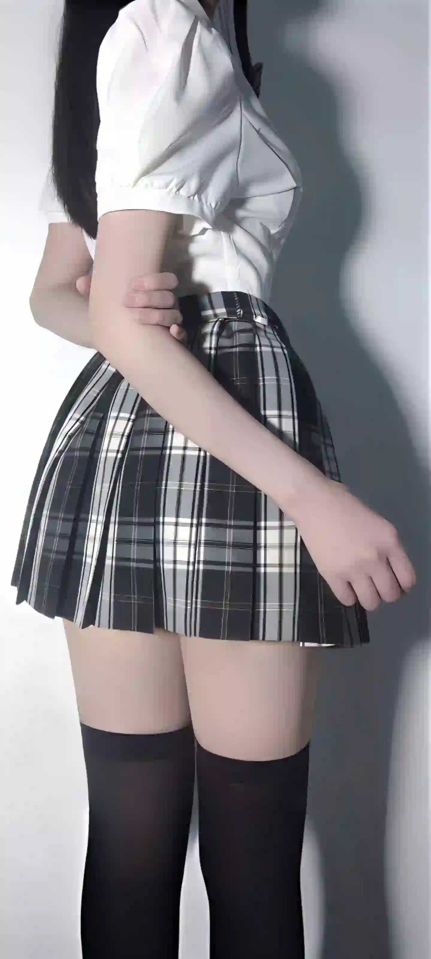 jk 美女 黑色丝袜 