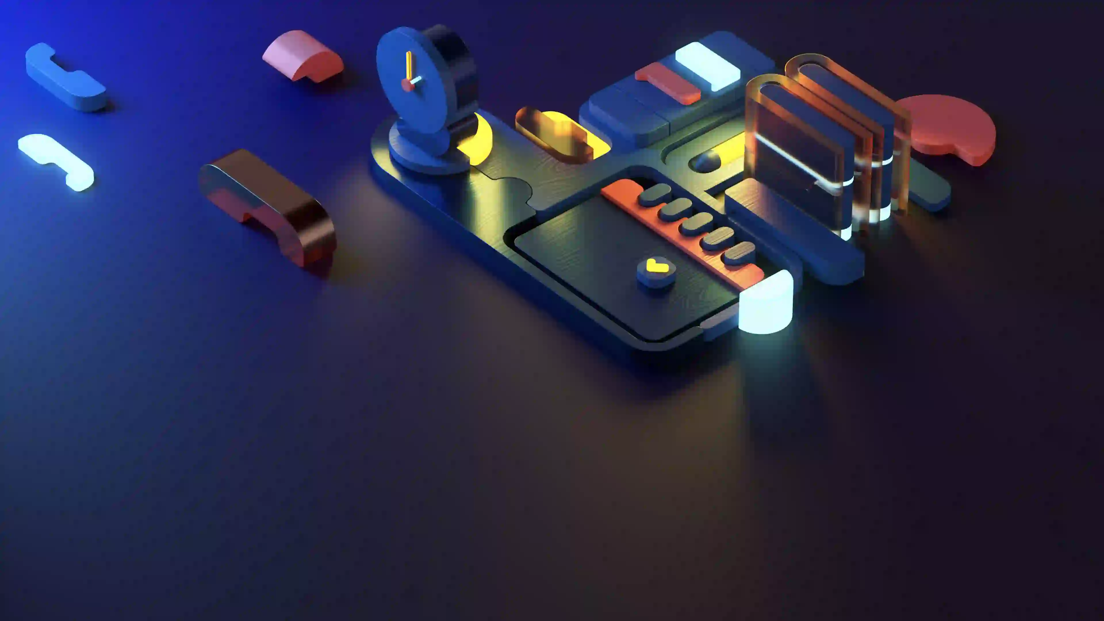 机械摆件 创意图形 3D