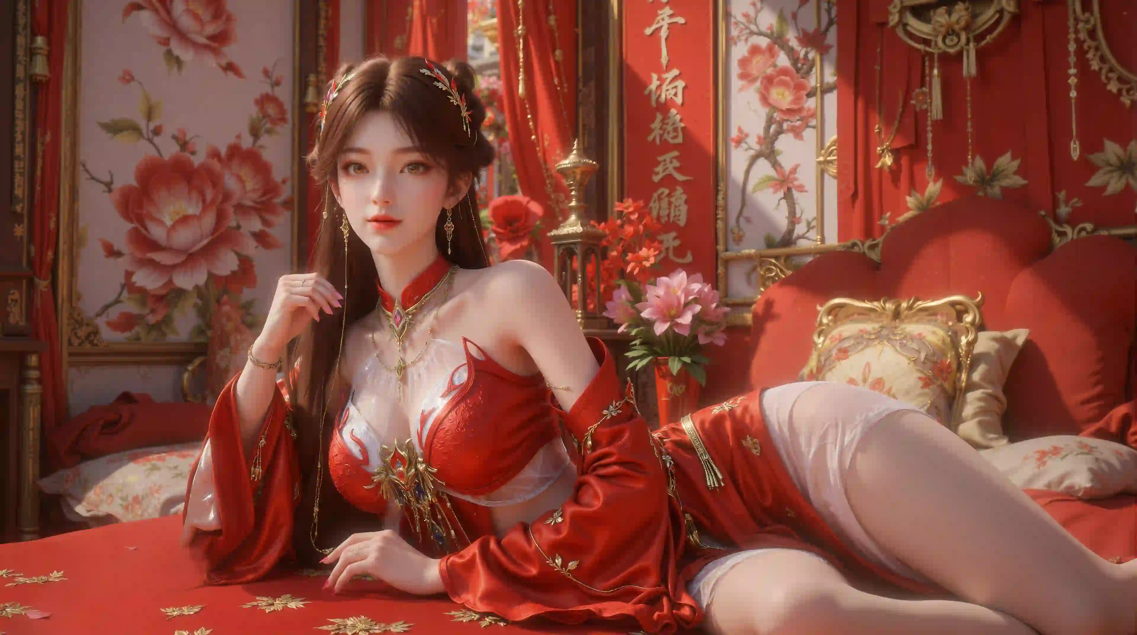 完美世界 动漫女孩 腿 火灵儿