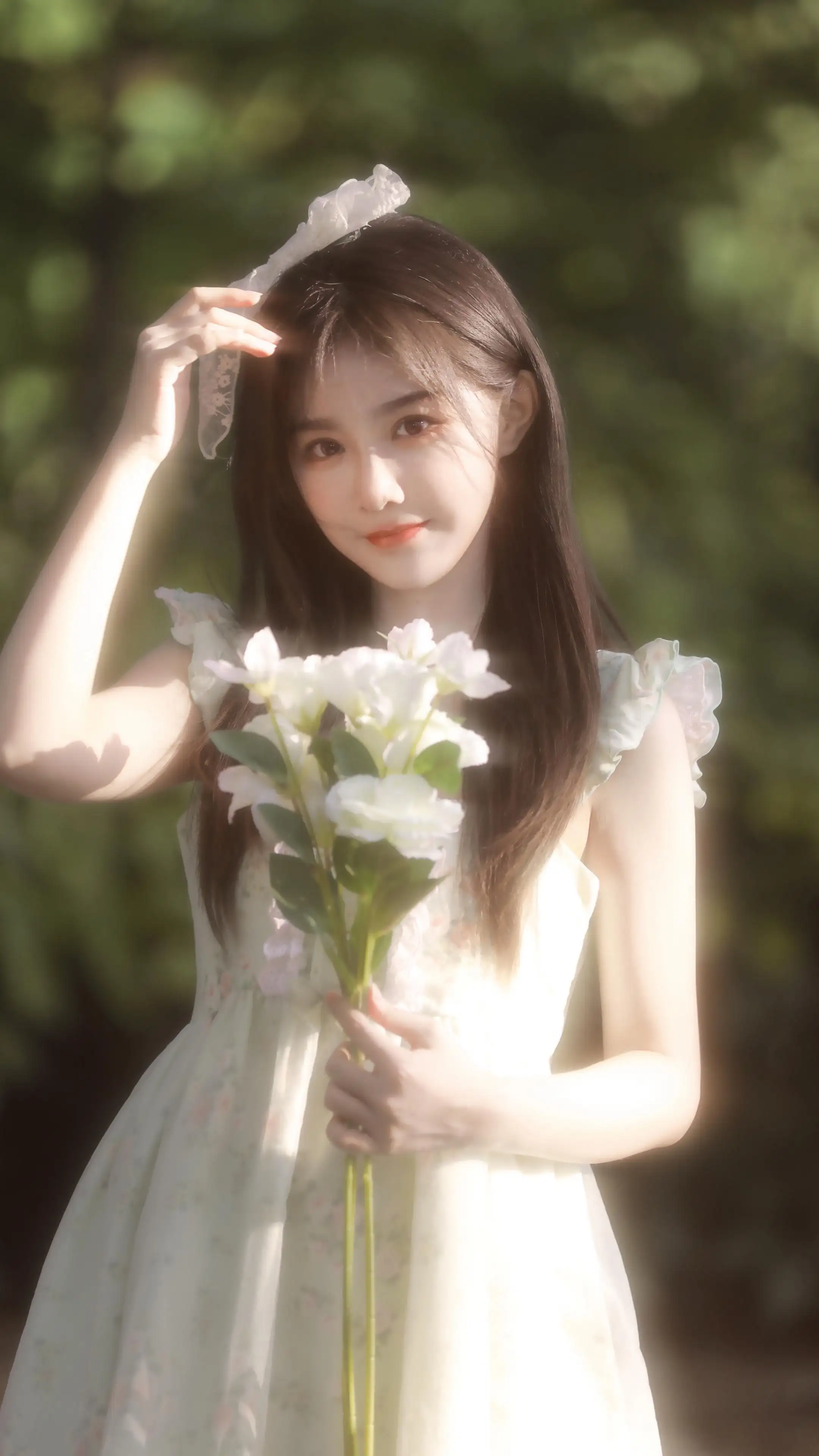 树林 邻居女孩 清纯 美女 清新 