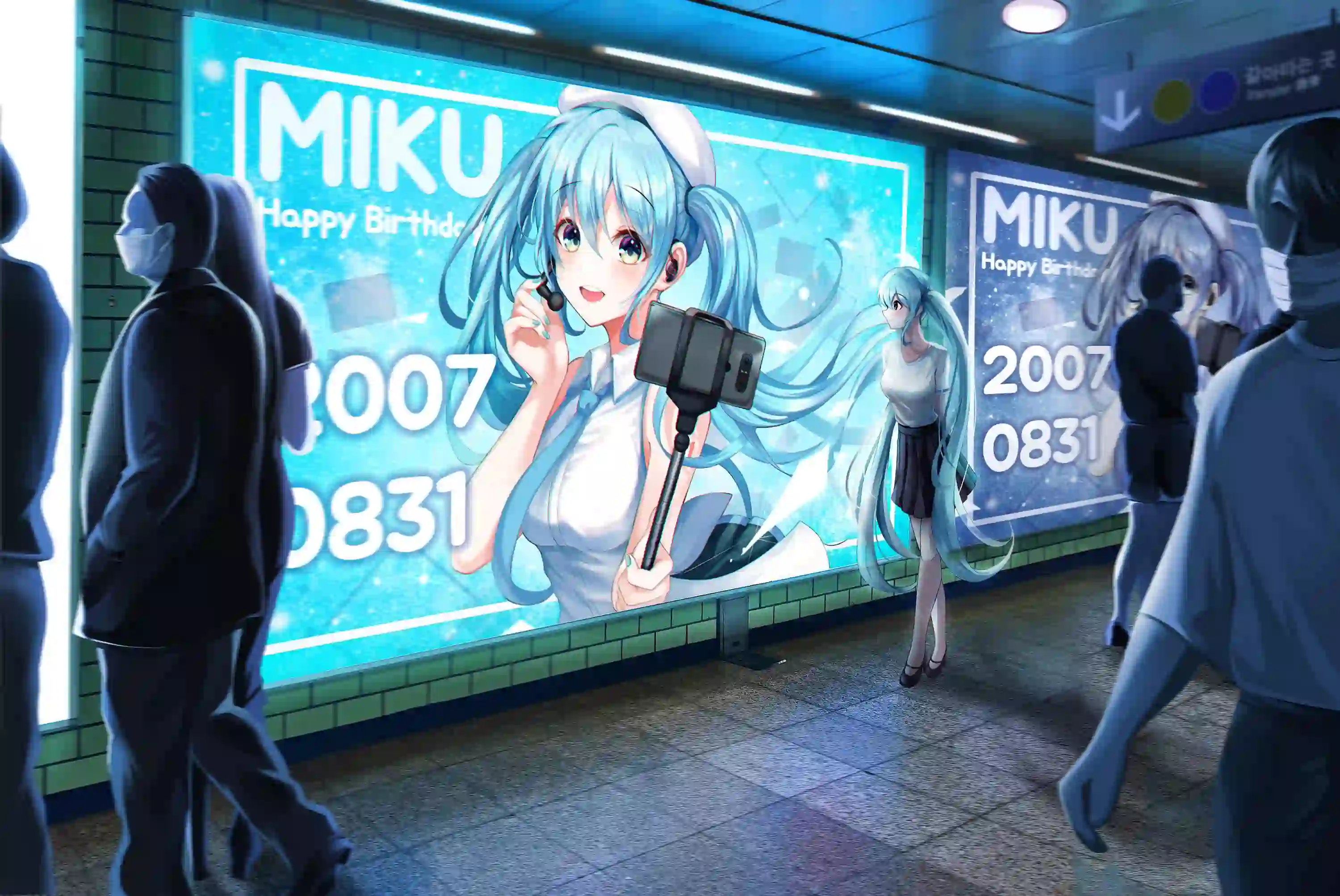 创意壁纸 动漫 二次元 初音