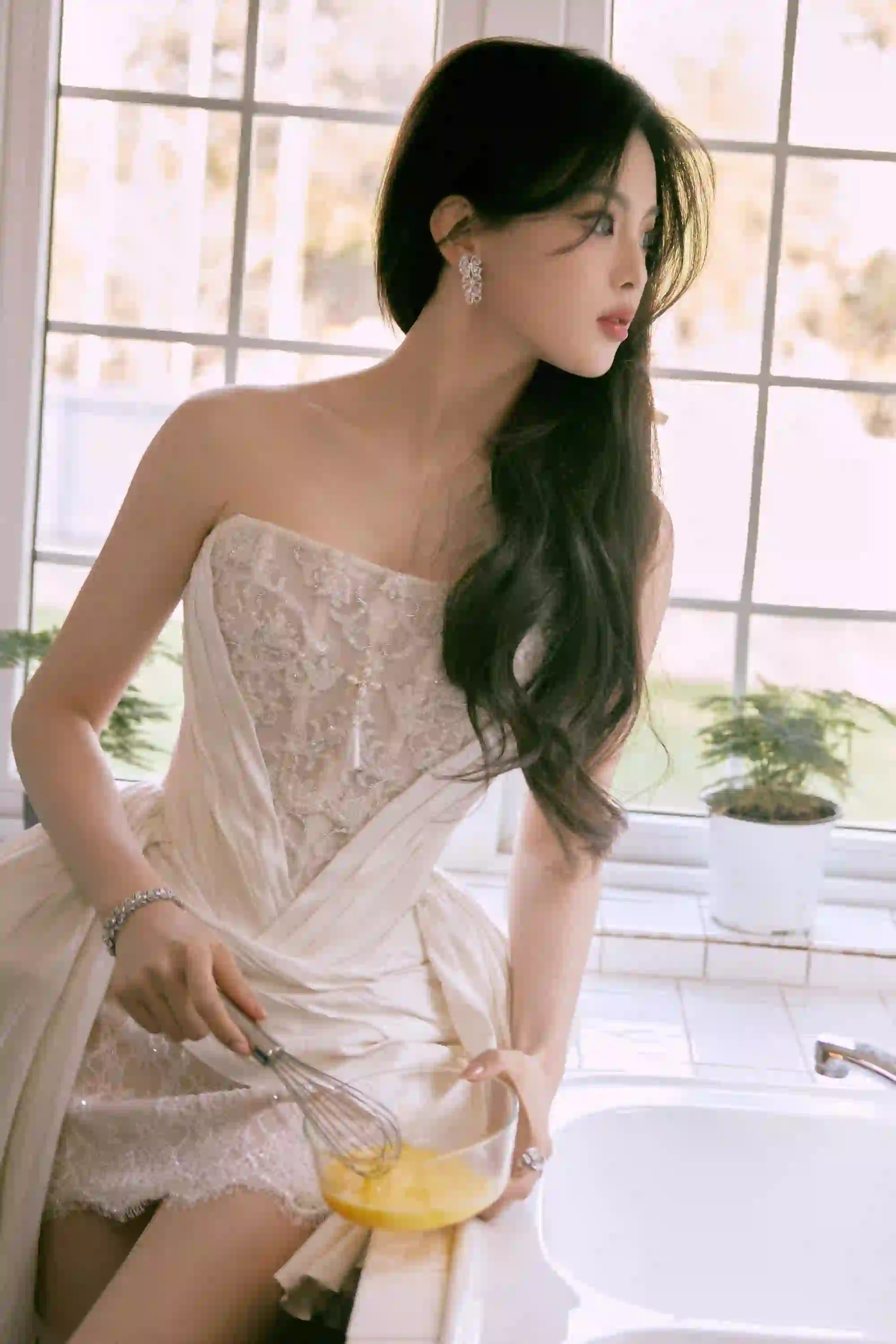 性感短裙美女 杨超越 居家写真