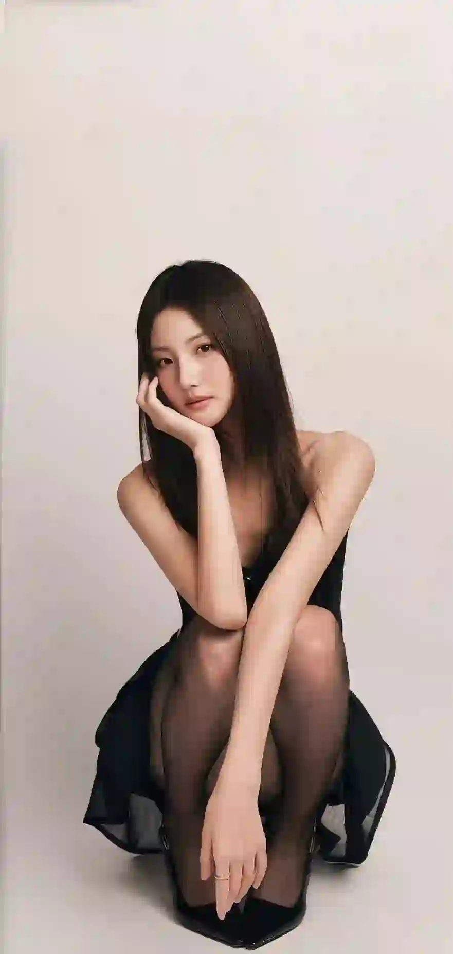 长腿黑丝美女 黑丝高跟鞋