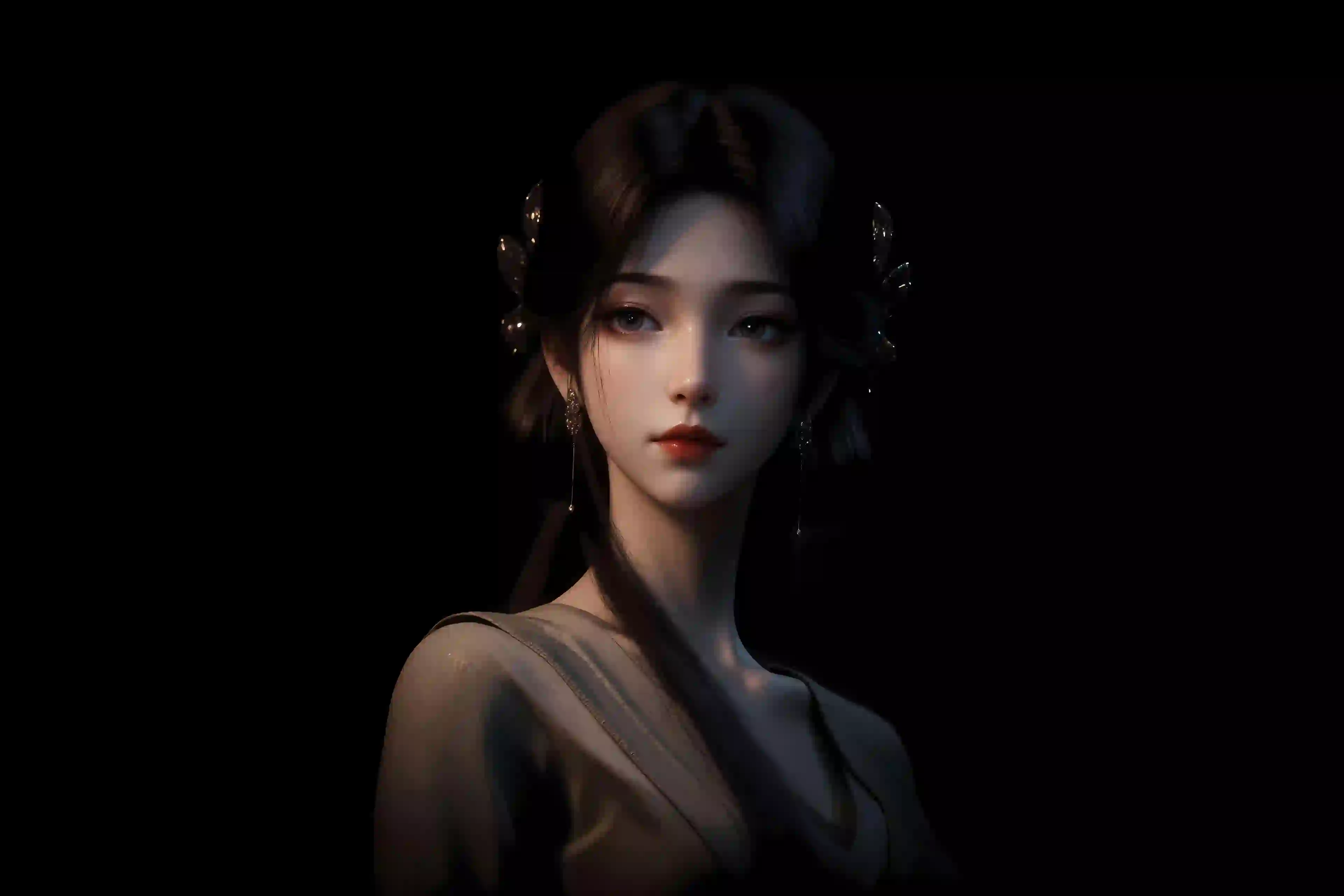 凡人修仙传梅凝 女神 暗黑背景 