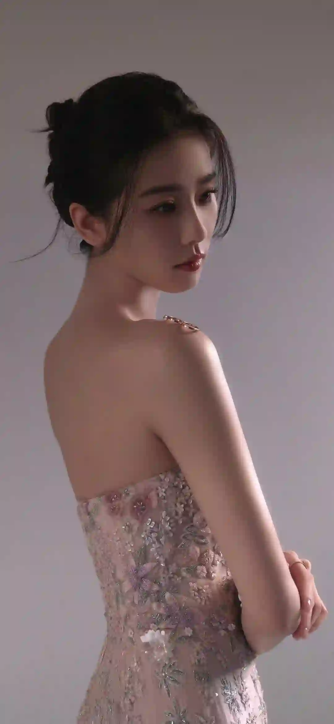 白鹿 性感背影 长发女孩 