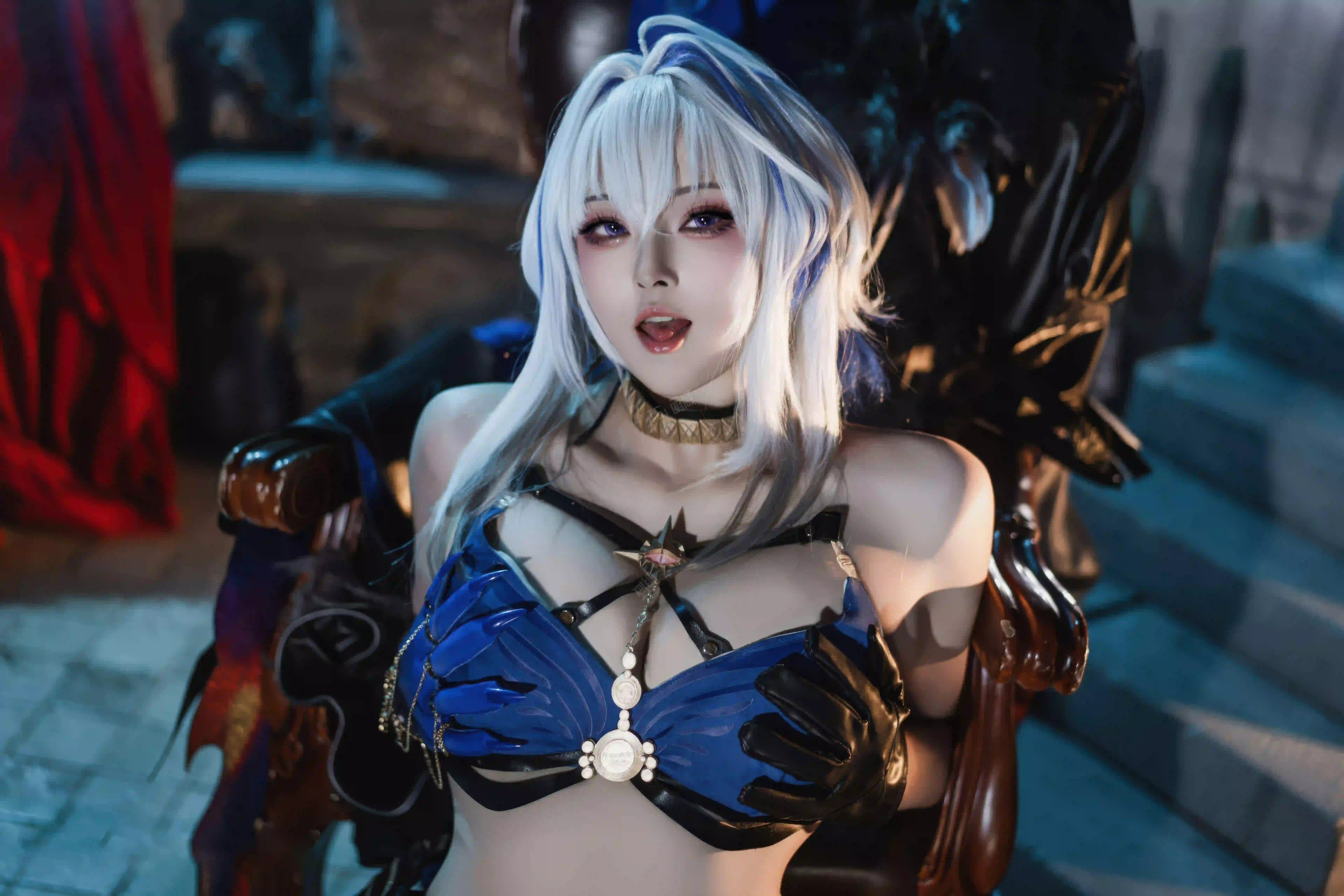 白色头发 性感美女 Coser  写真