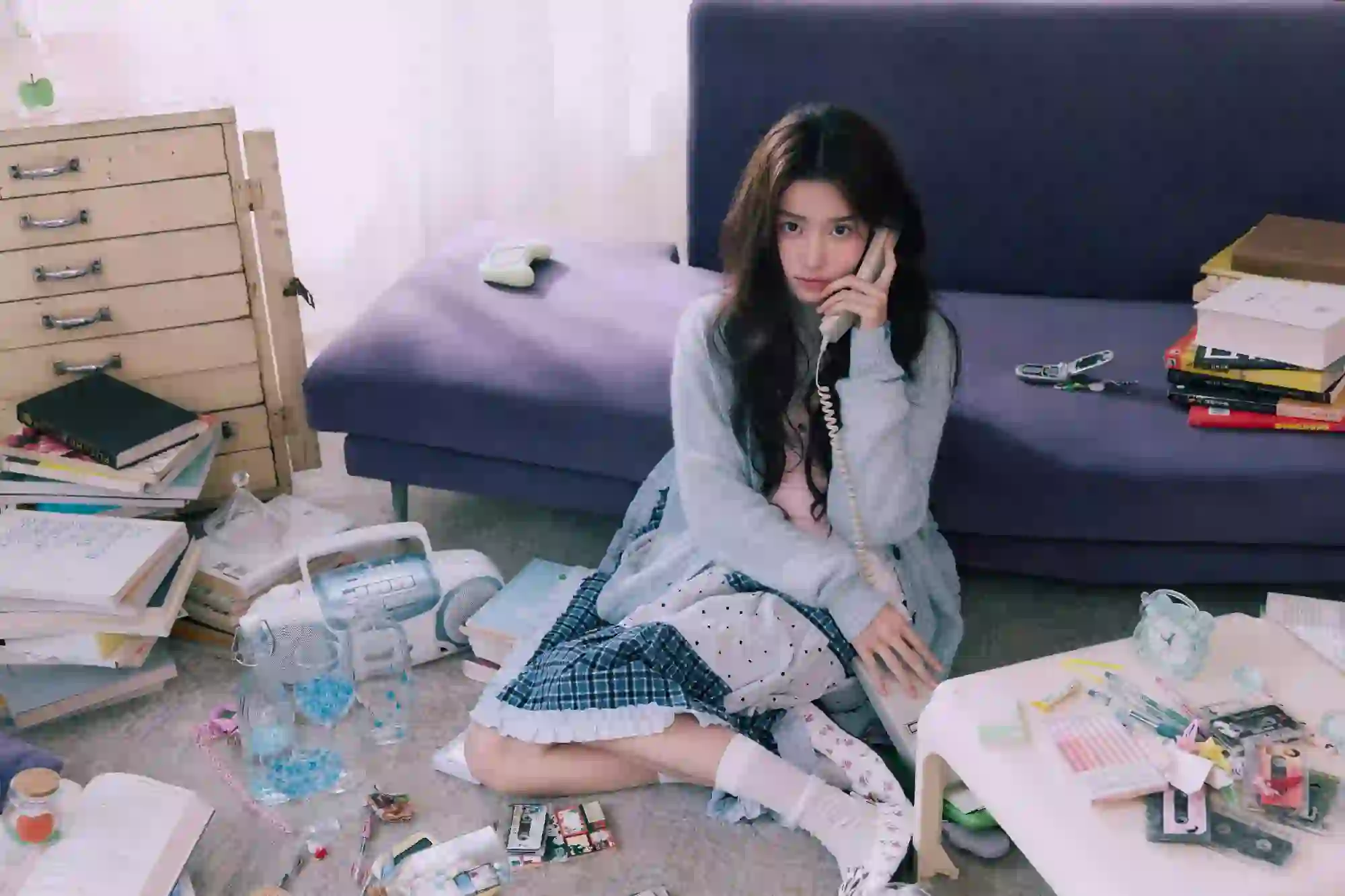 卢昱晓 长发清纯美女 写真 可爱