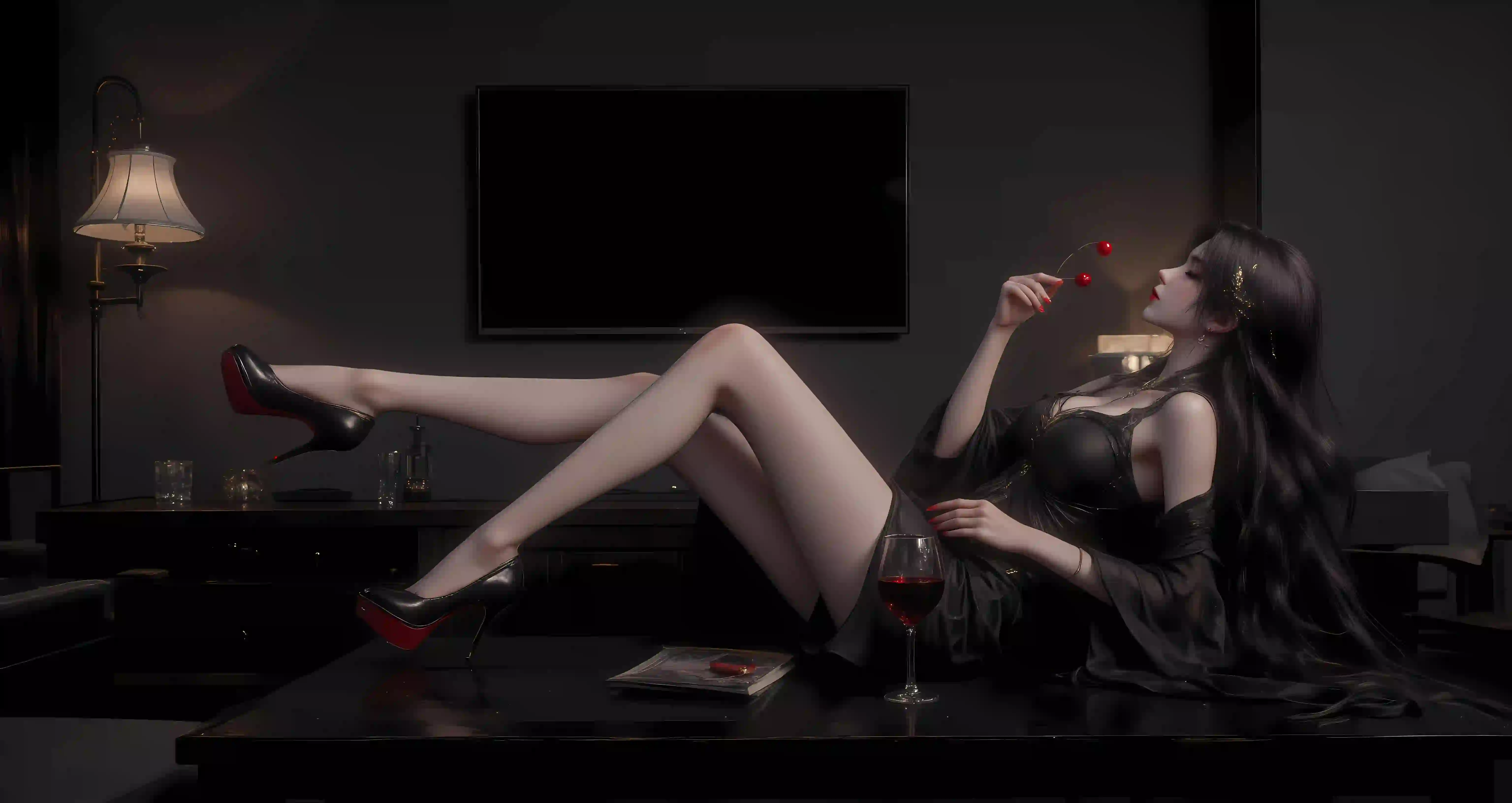ai 长腿性感美女 御姐 美腿 大长腿