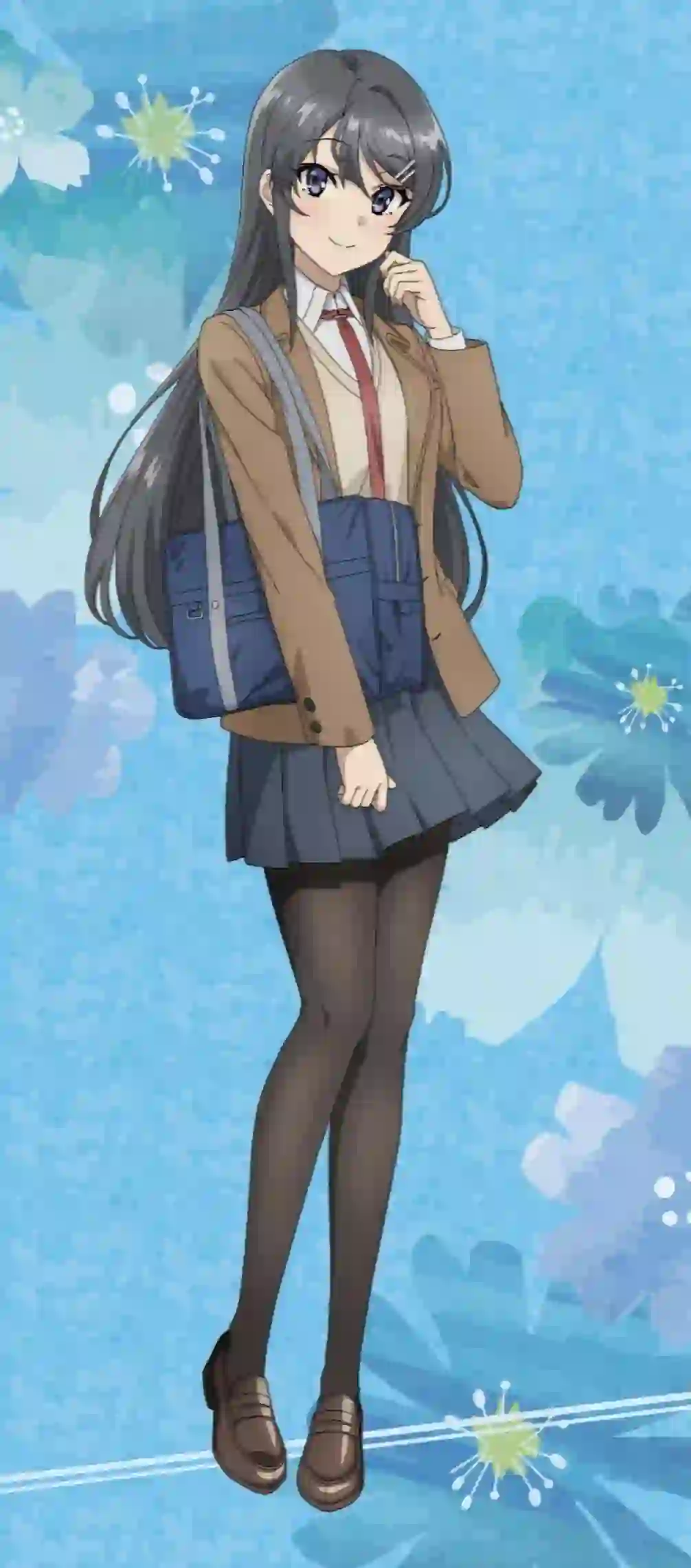 麻衣学姐 动漫女孩 二次元女孩 学院风 黑丝