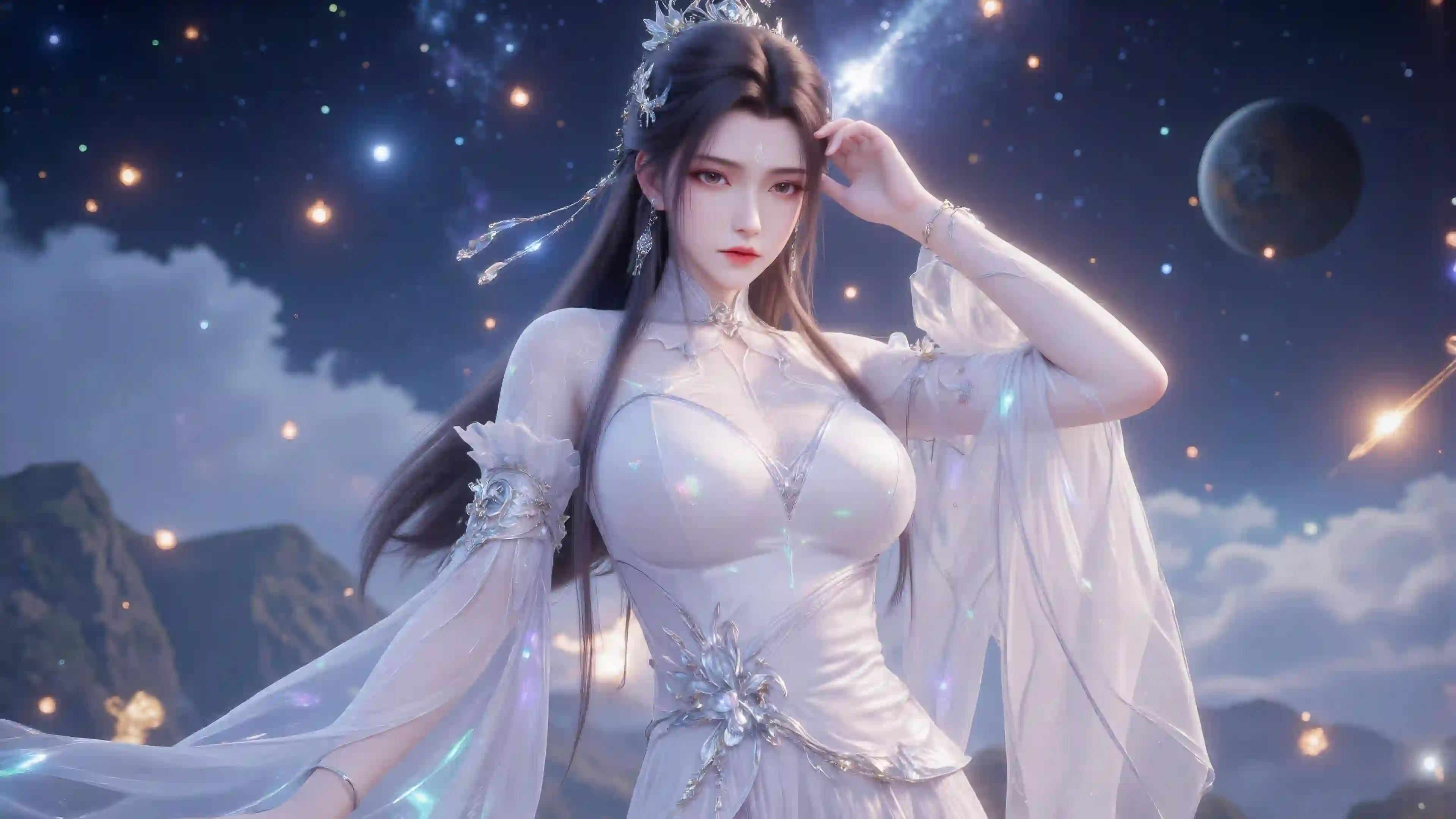 诛仙角色 陆雪琪 长发美女 冰冷仙子 性感