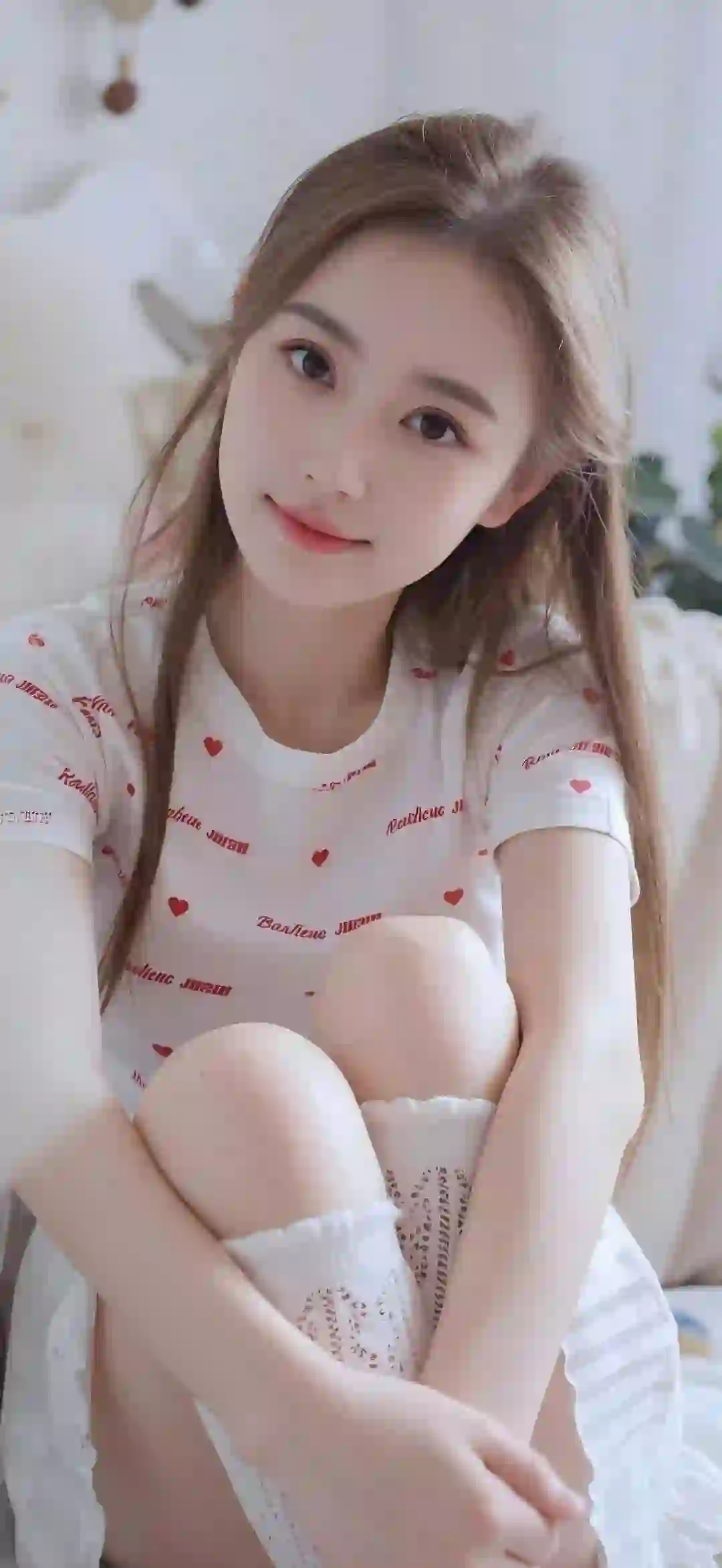 甜美女孩 长发美女 可爱女孩 丝袜