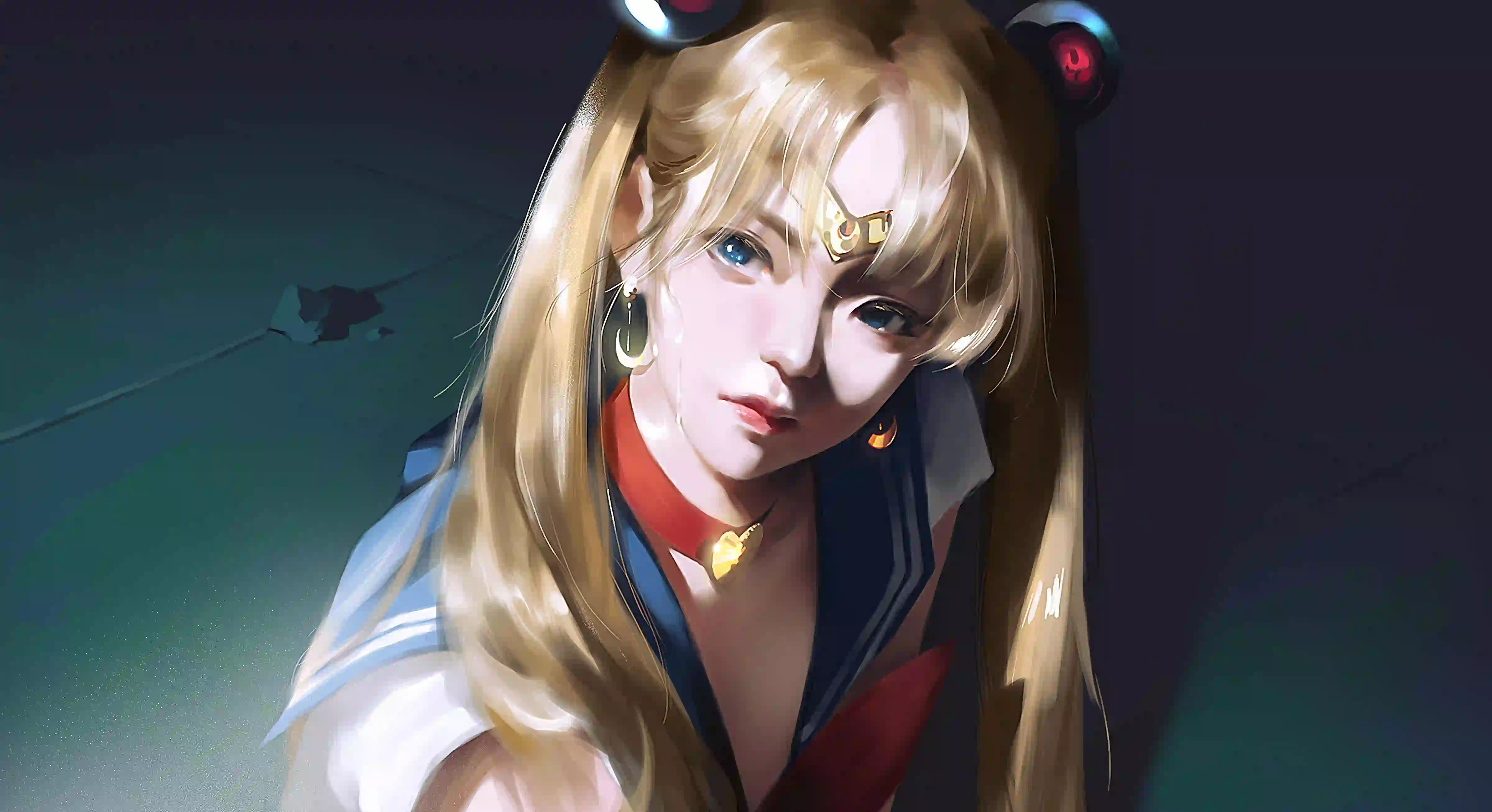 美少女战士 动漫角色 二次元 厚涂风格