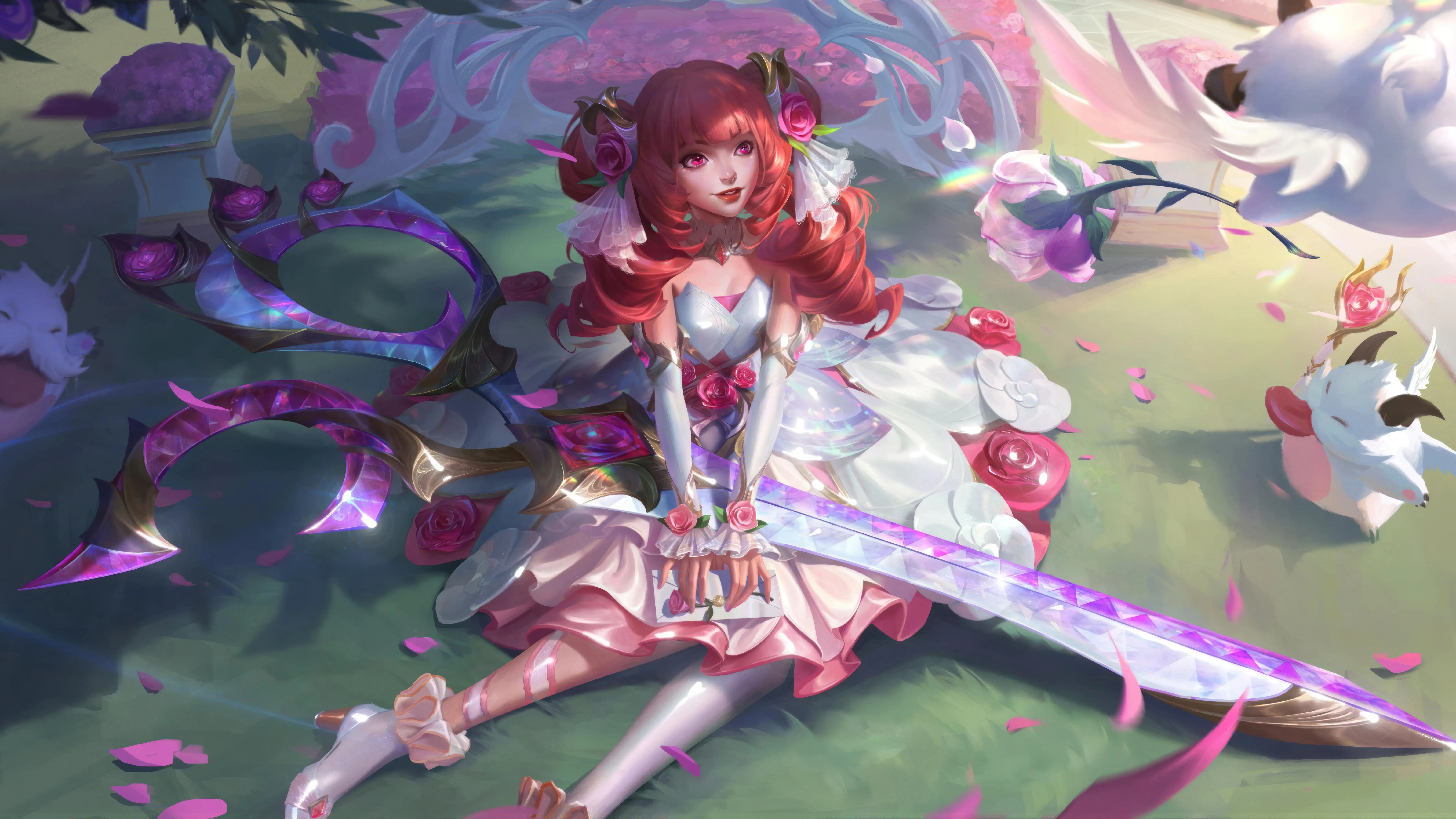 英雄联盟LOL萨勒芬妮水晶玫瑰格温8K