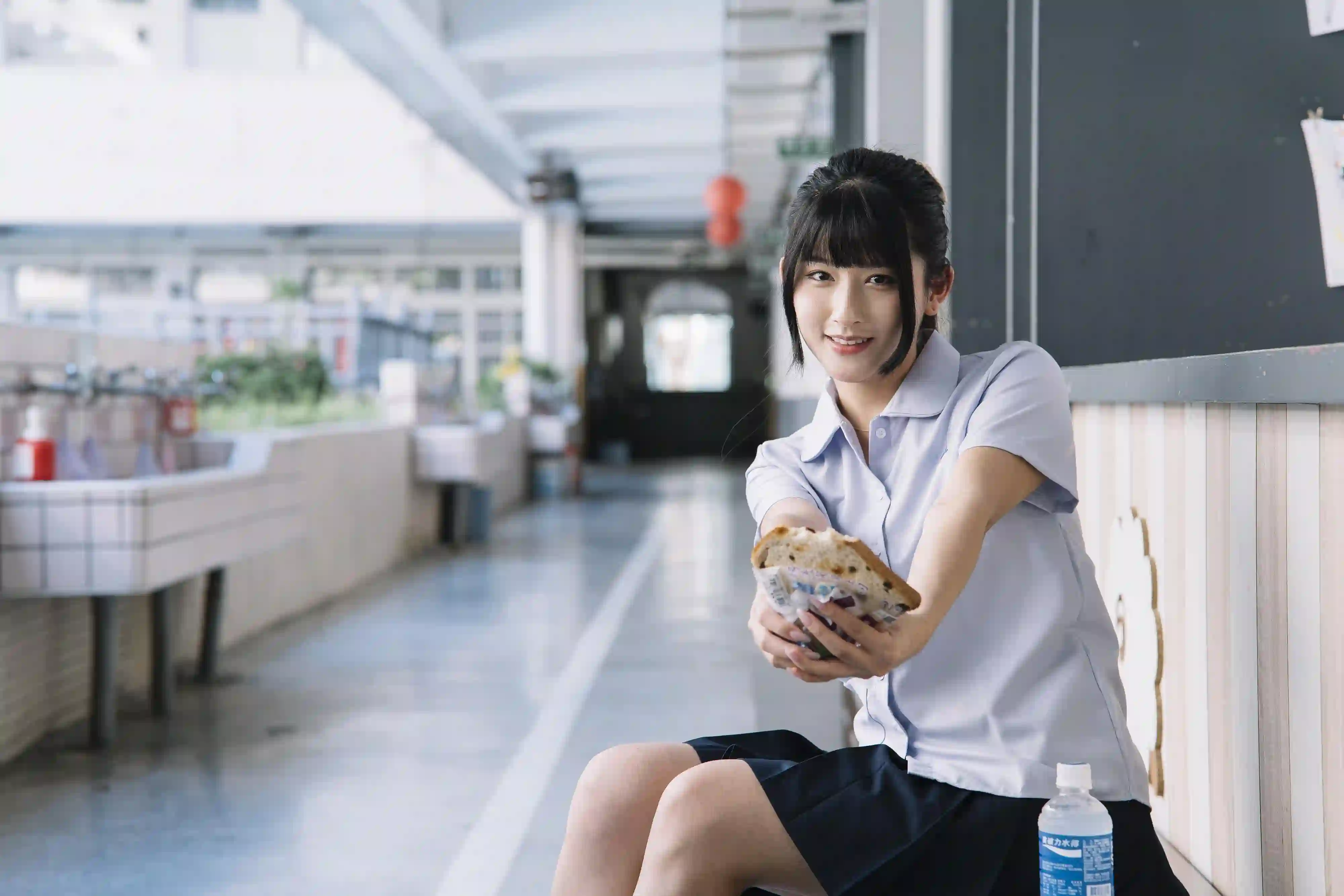 JK制服 校园少女 白衬衫 百褶裙 青春 校园壁纸