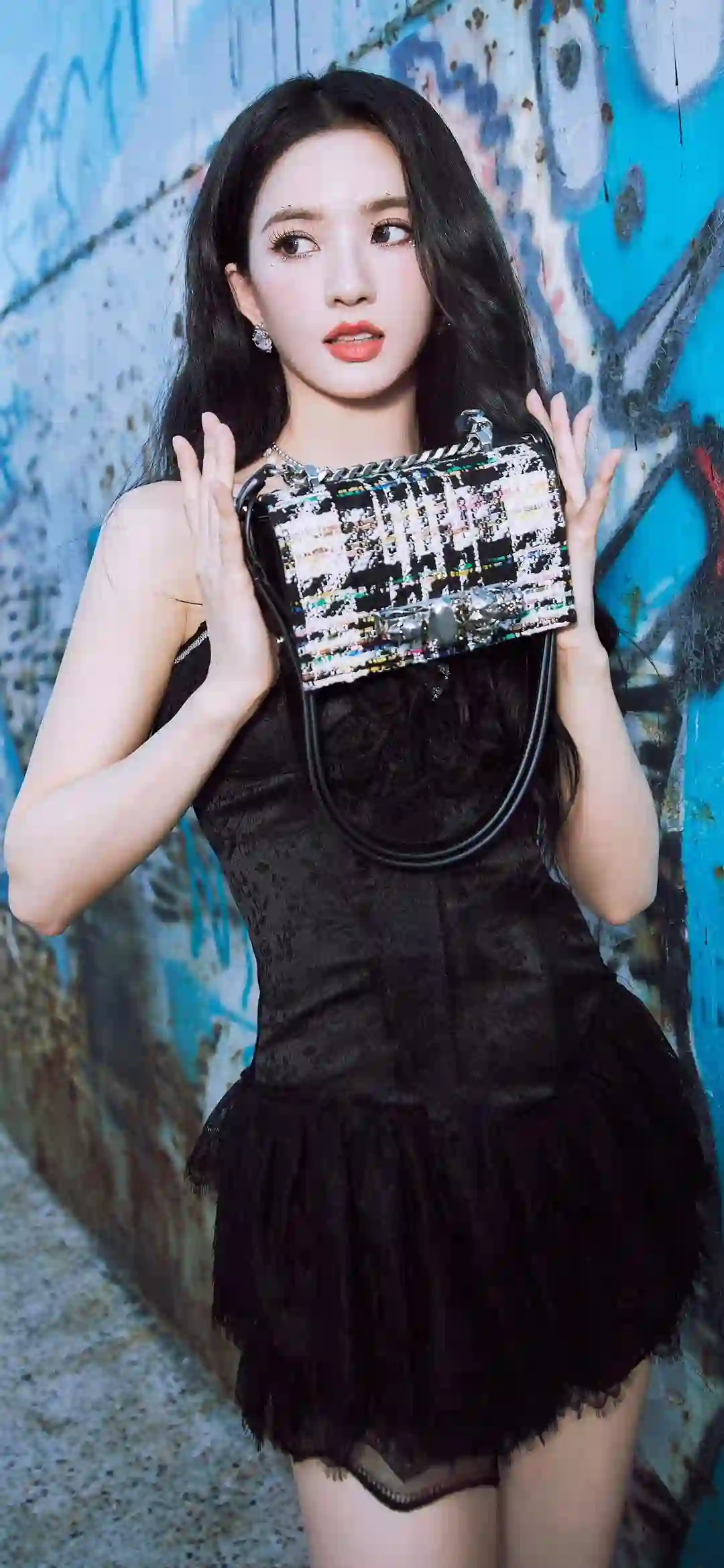 长发美女 明星壁纸 刘些宁 时尚美女