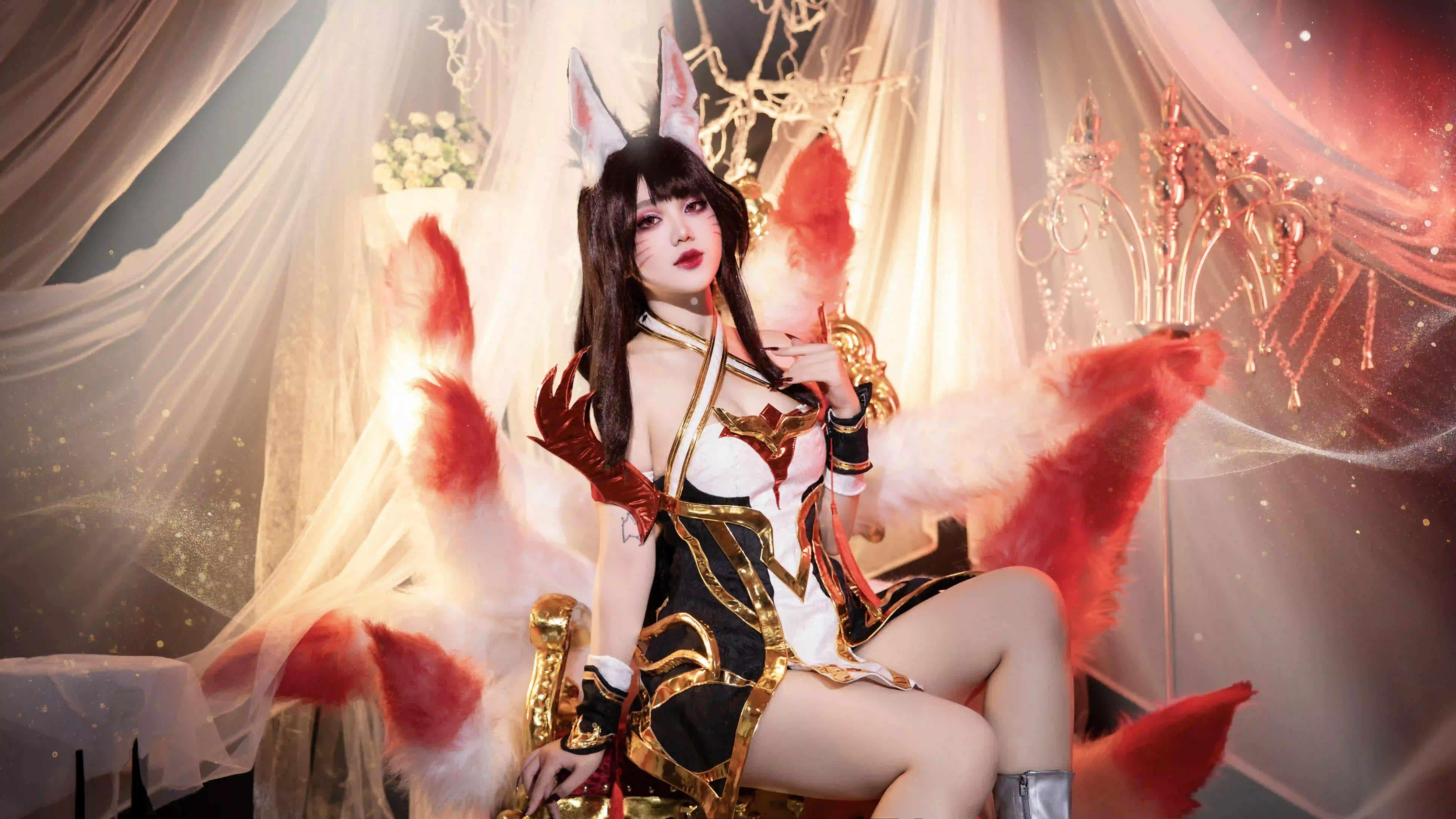 cos 九尾狐 长发美女 