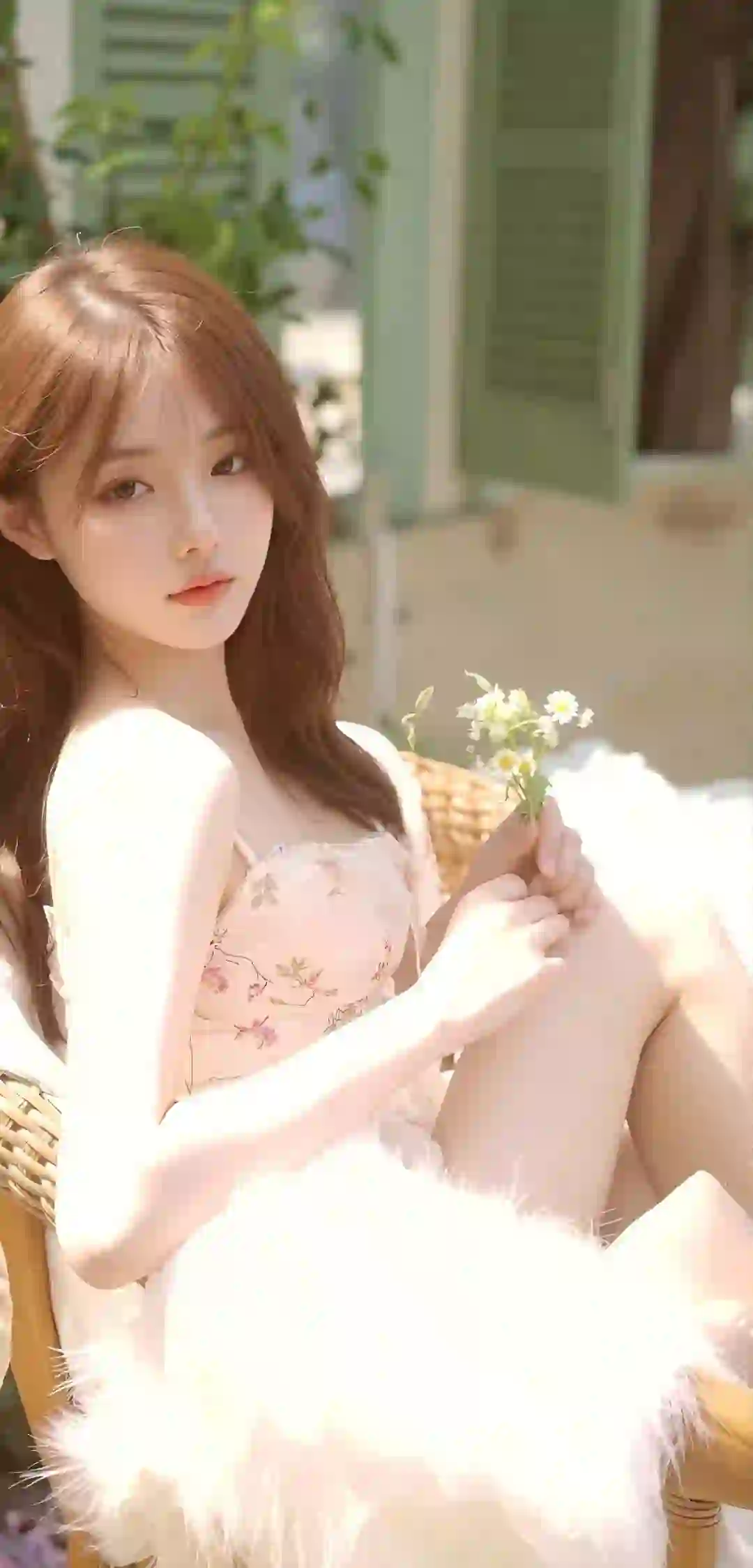 甜美女孩 长发美女 可爱女孩 吊带美女