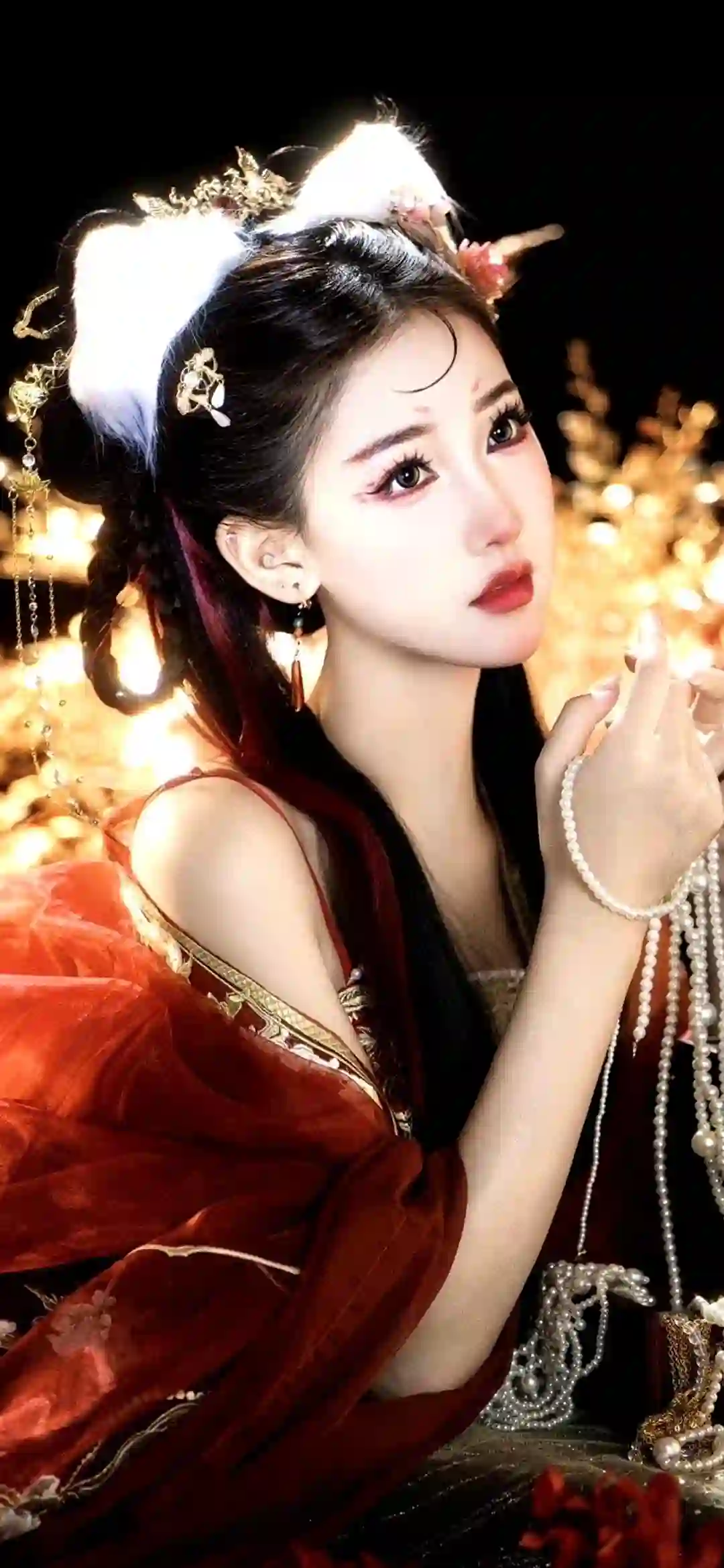 汉服古风美女 楚楚可怜 