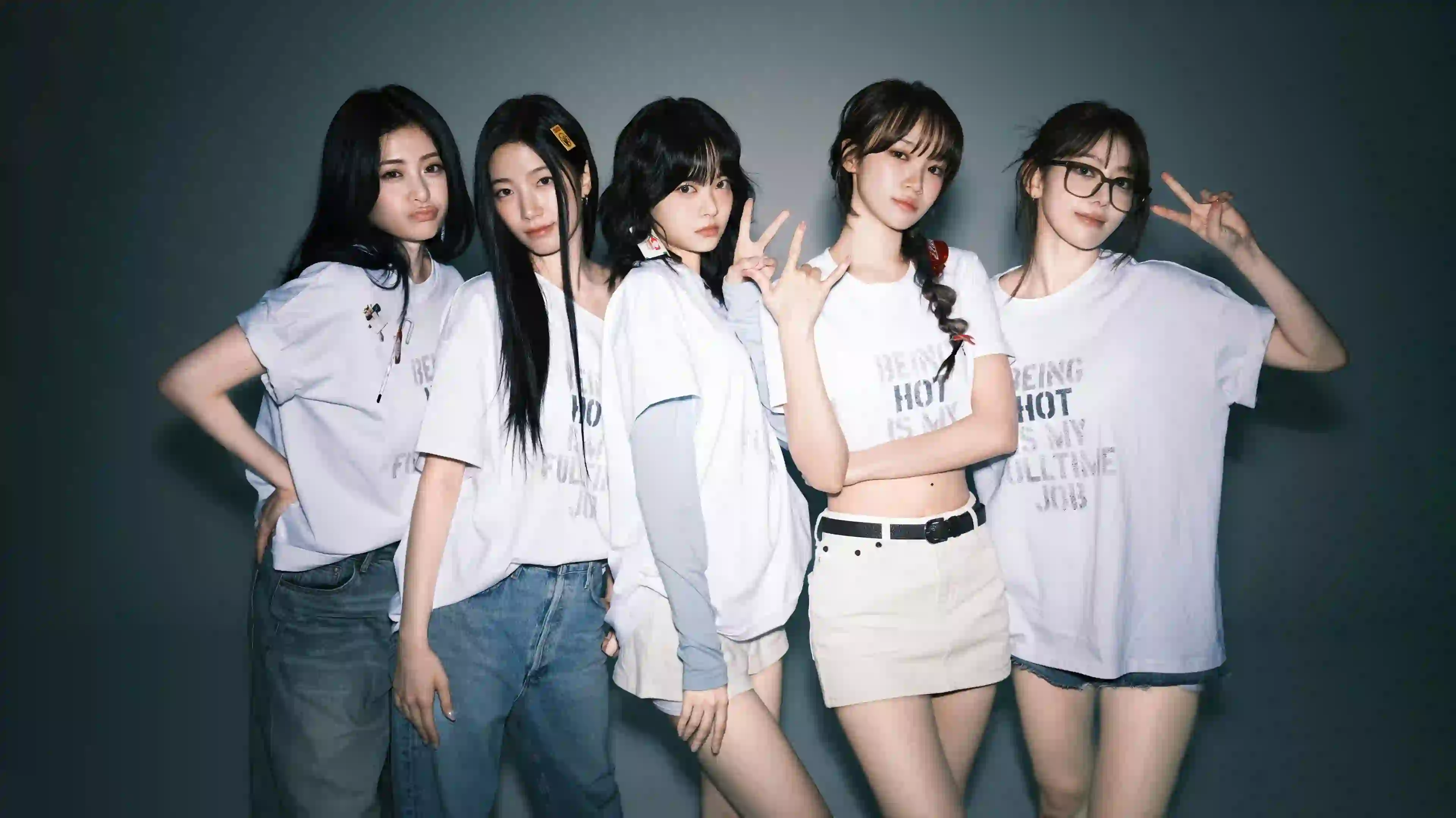 韩国女孩 女团 长发美女 性感美女  女团写真 1