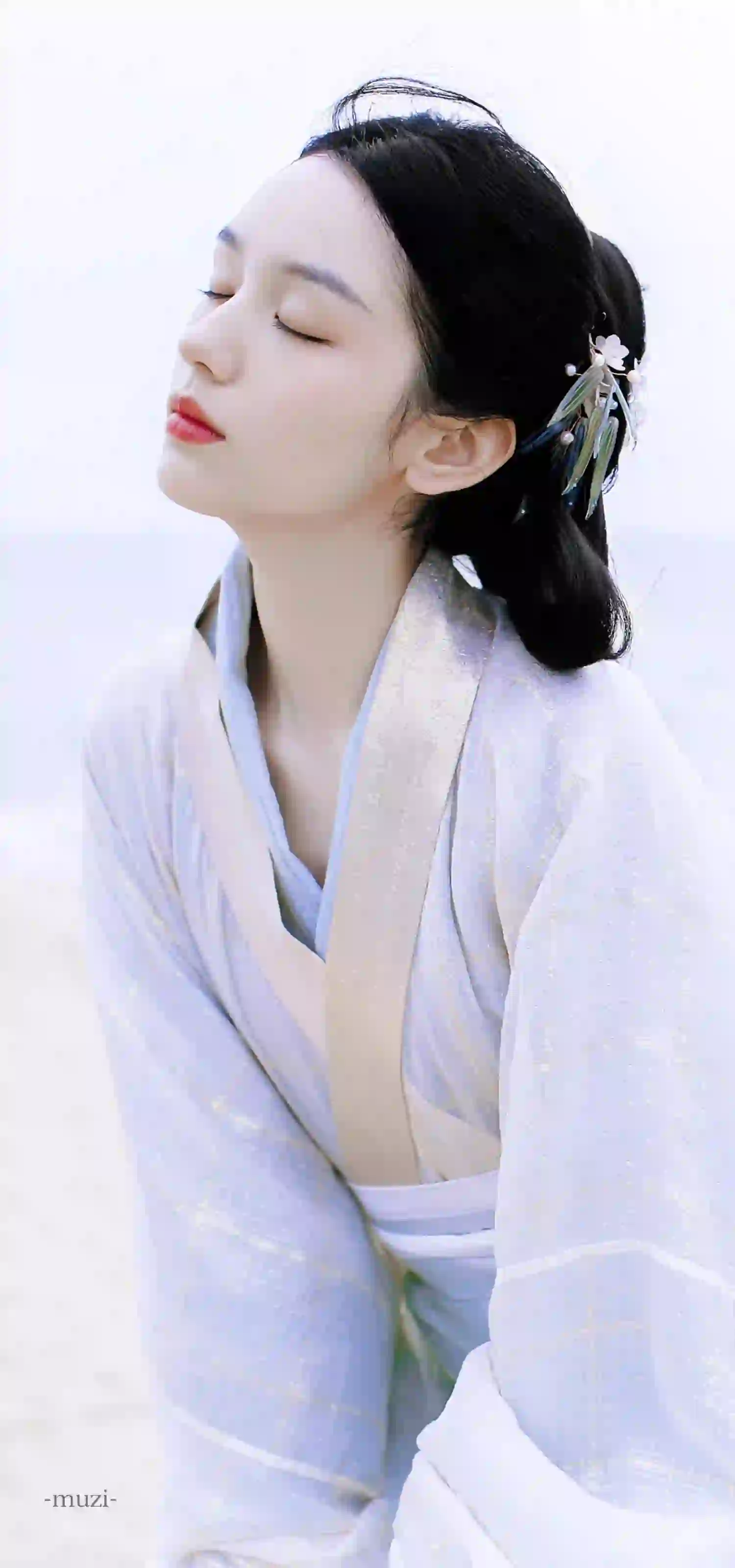 美女明星 周也 汉服 古风美女