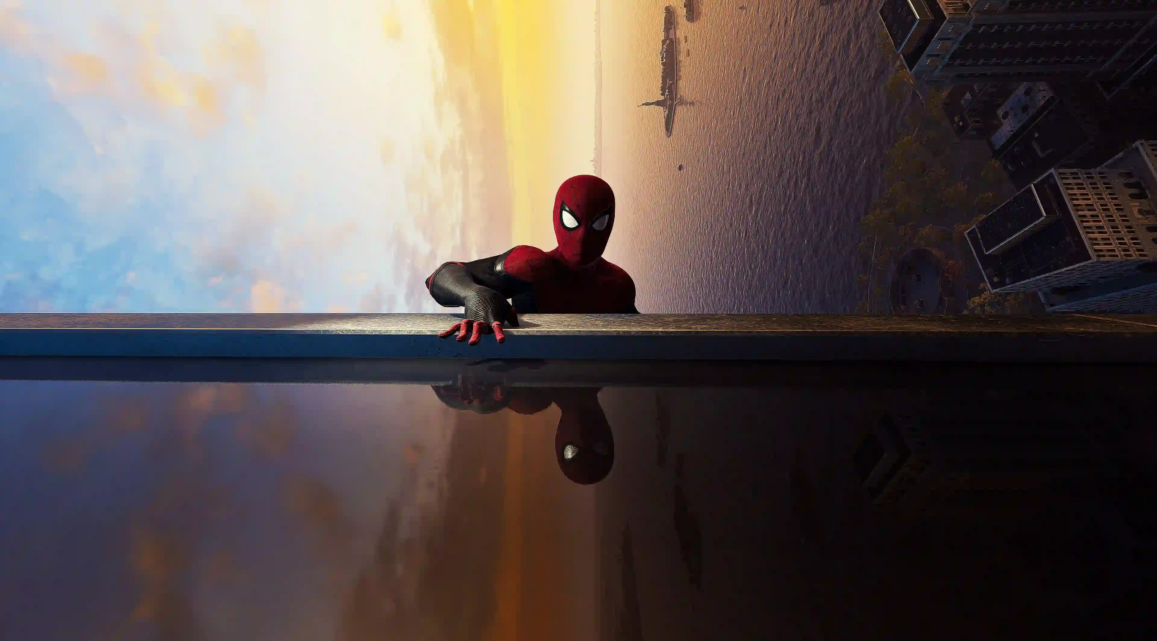 蜘蛛侠 影视角色 Spider-Man 倒影 