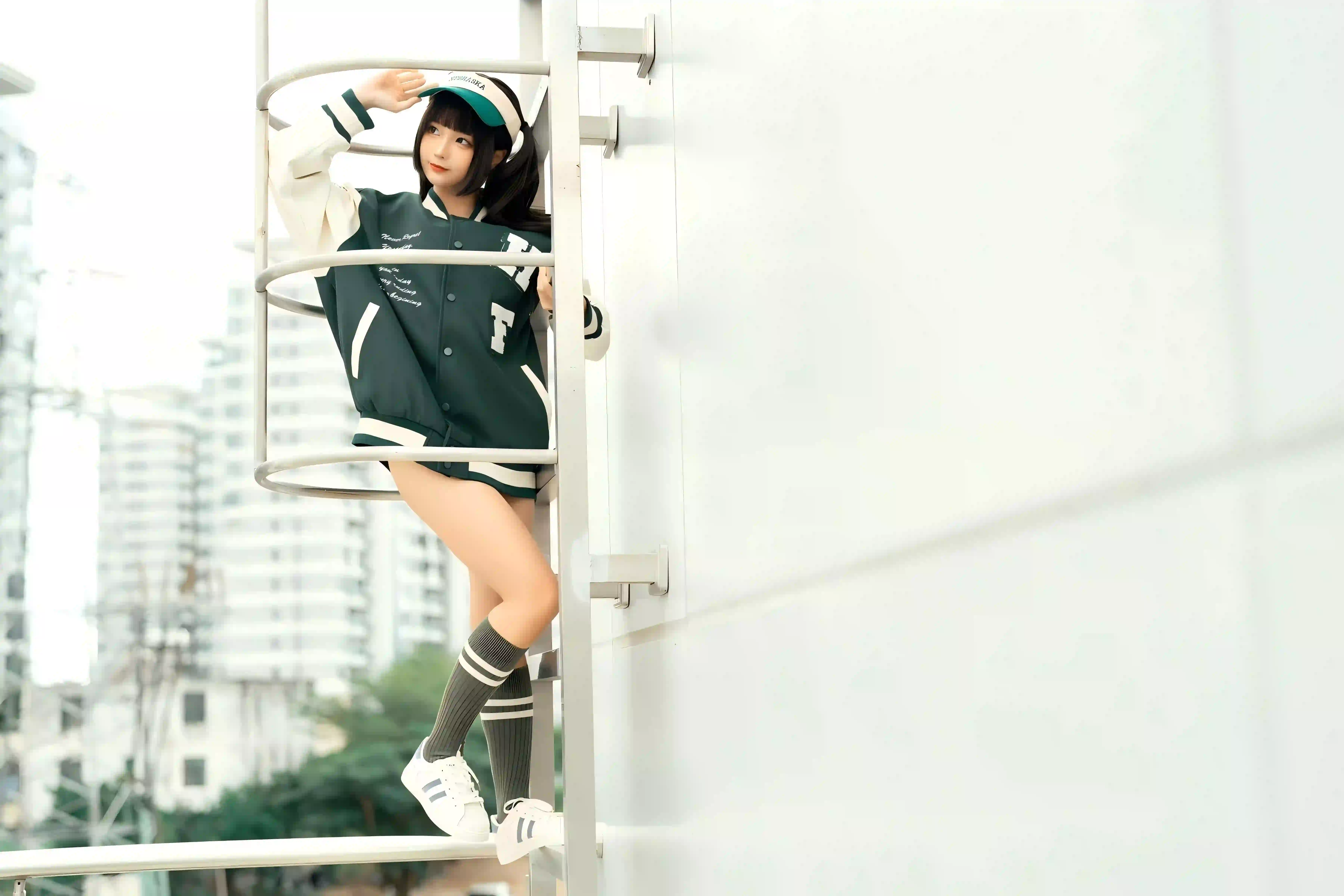 棒球帽 可爱女孩 马尾  双马尾女孩