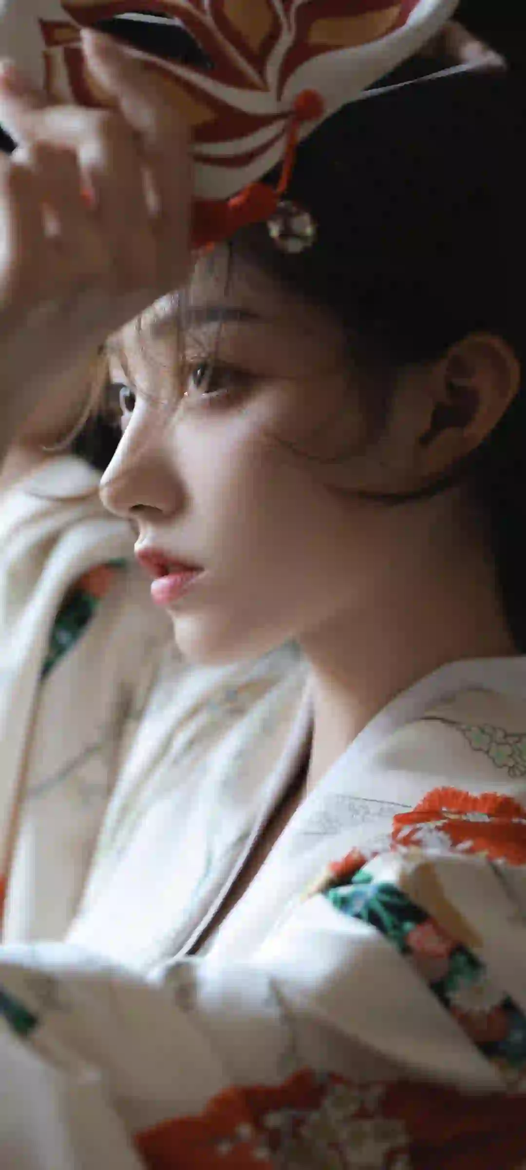 面具女孩 古风美女 长裙美女 