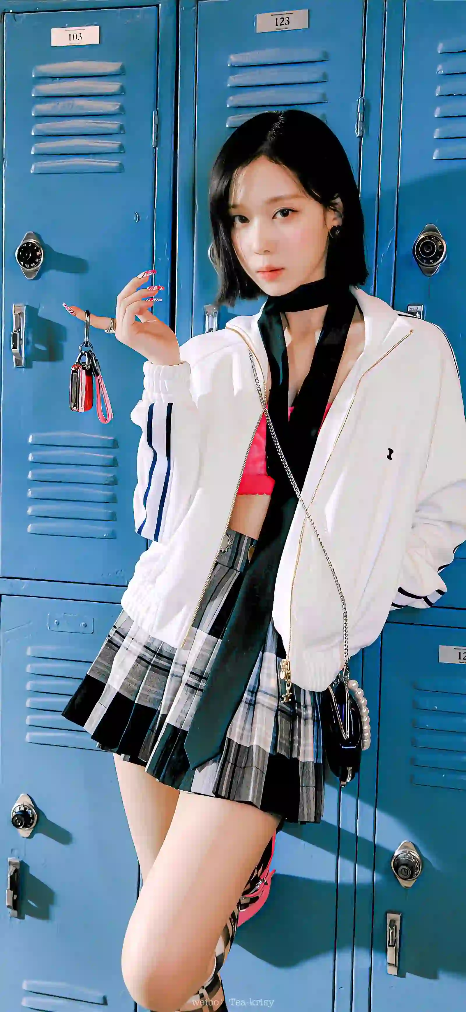 酷酷女孩 短发 拽姐穿搭 长腿美女