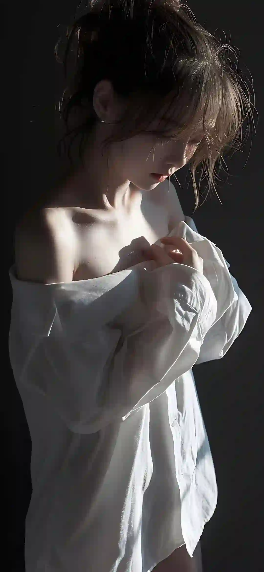 白色衬衫 性感迷人