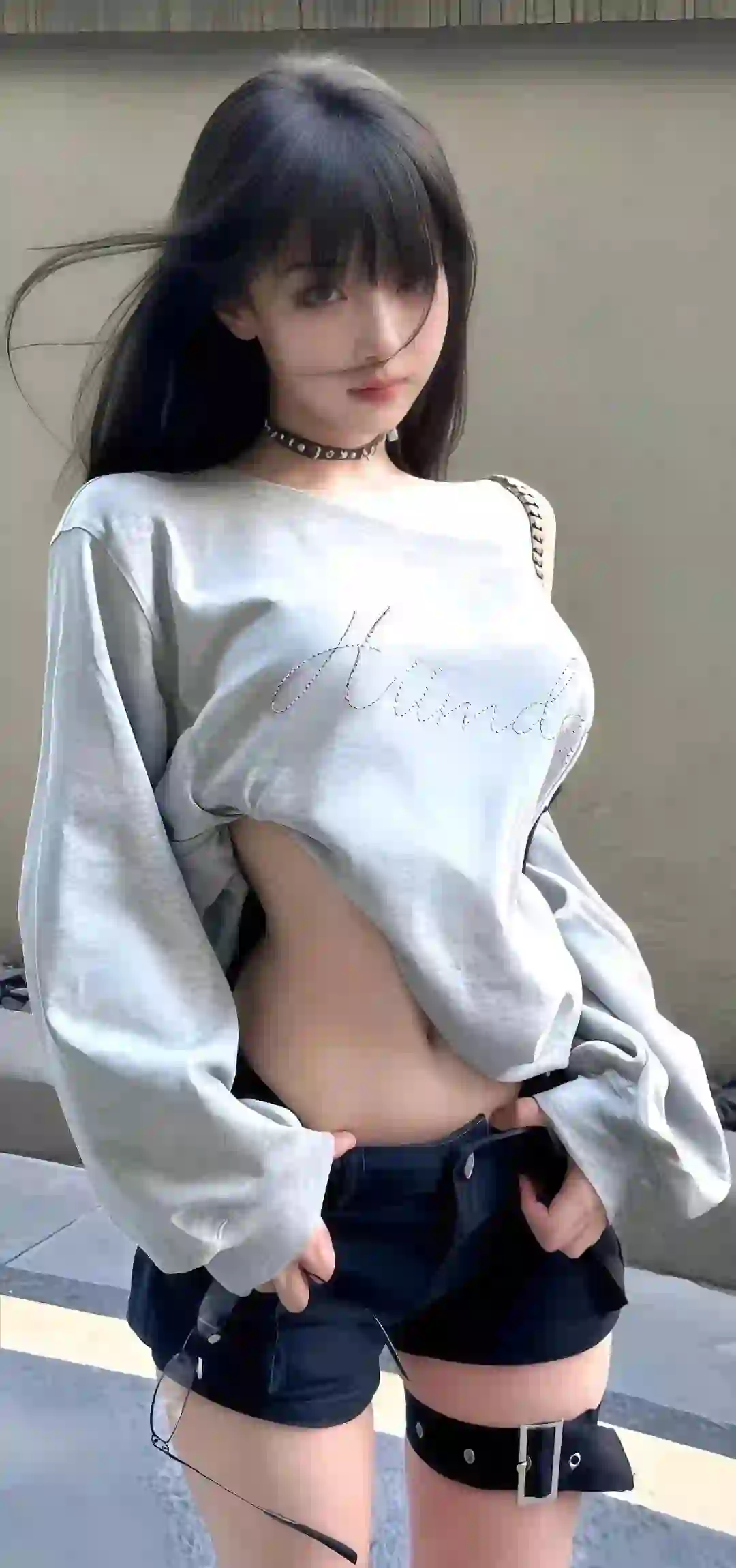 美女 长发美女 酷酷女孩 长发性感美女