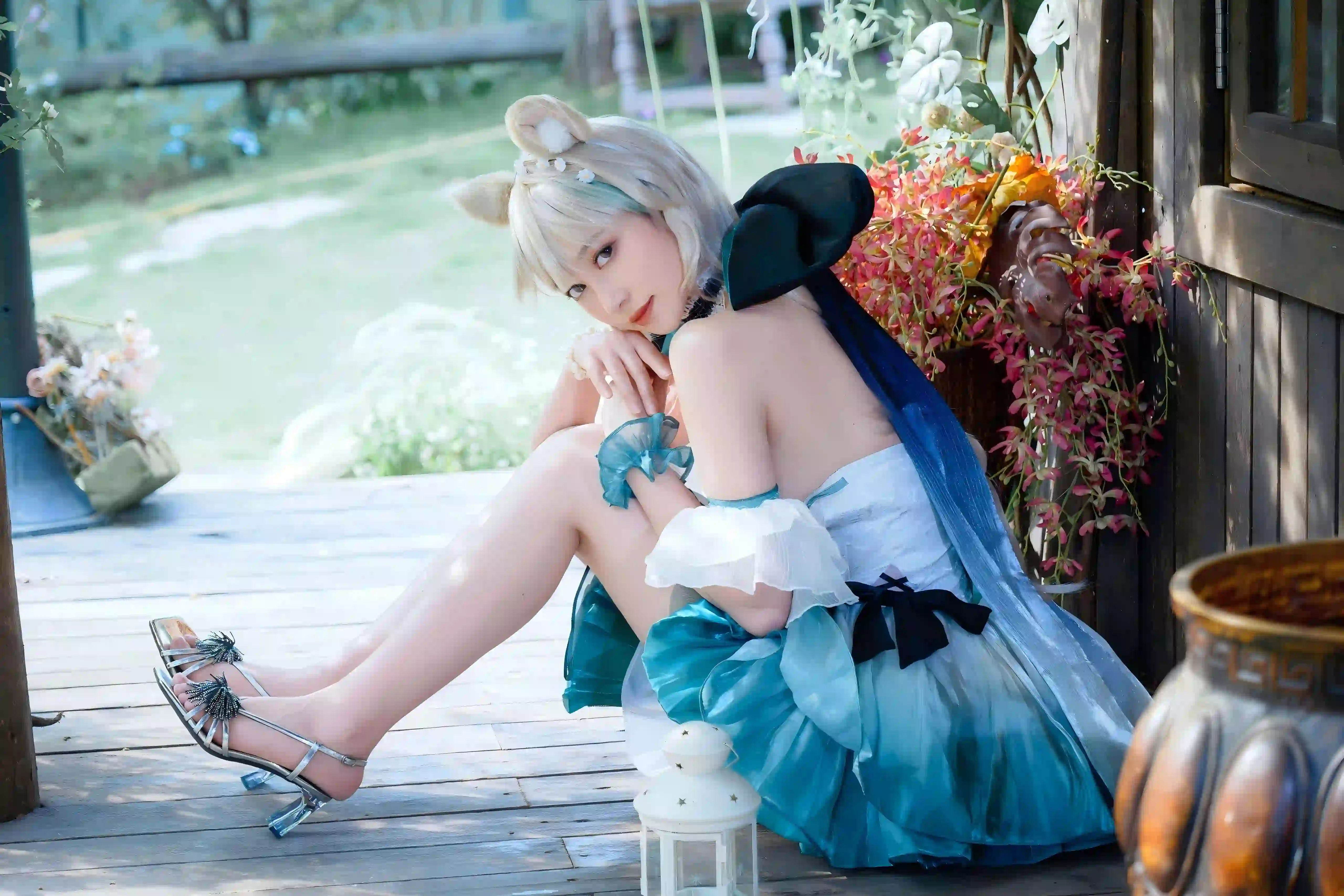 可爱女孩 长腿美女 cos 