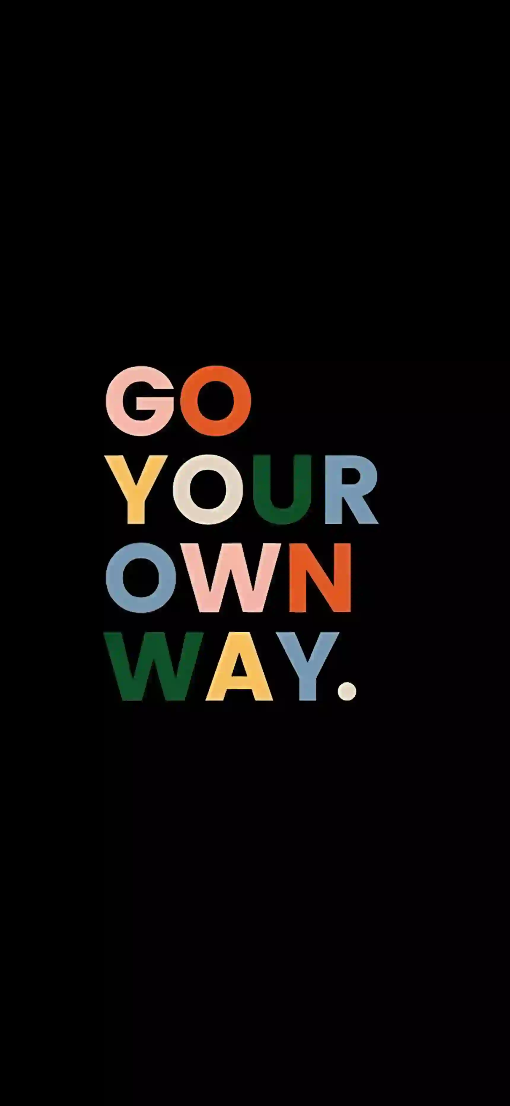 go your own way 