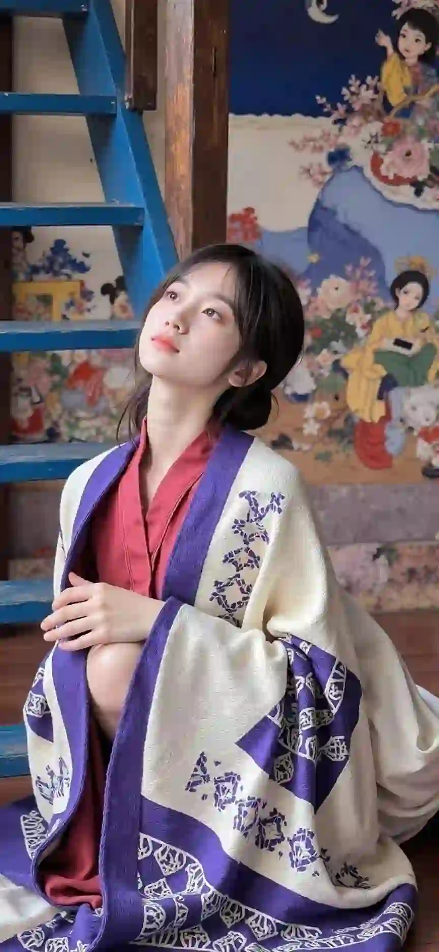 长发美女 传统服饰 古风女孩