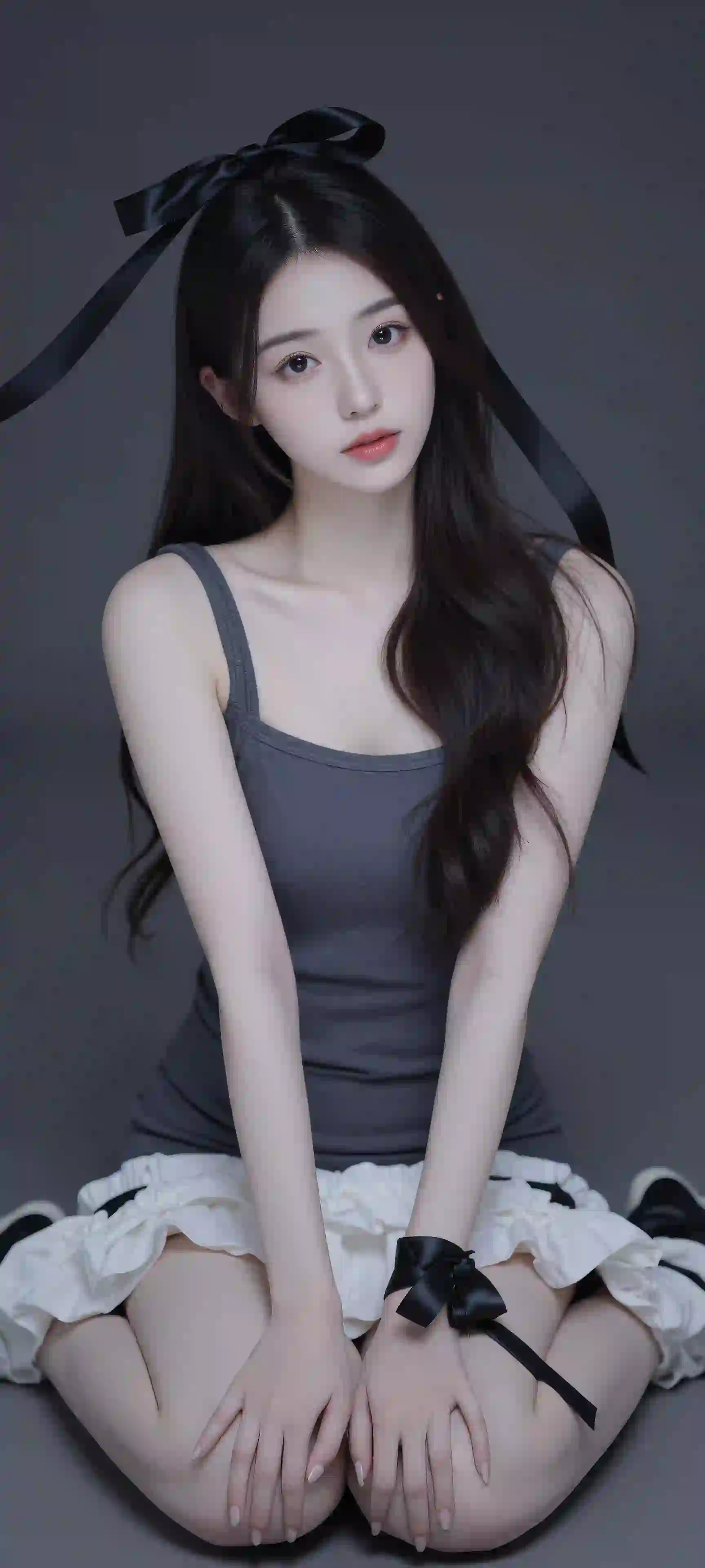 长发美女 清纯 唯美 清纯 小清新 腿