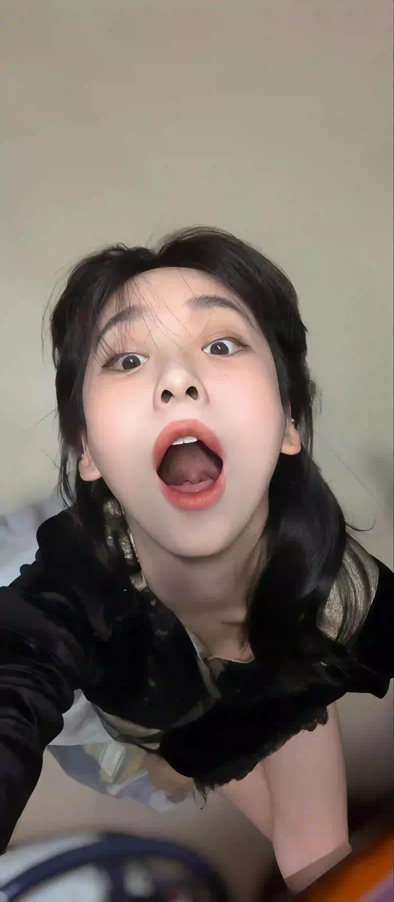 搞怪女孩 可爱 写真 特写 